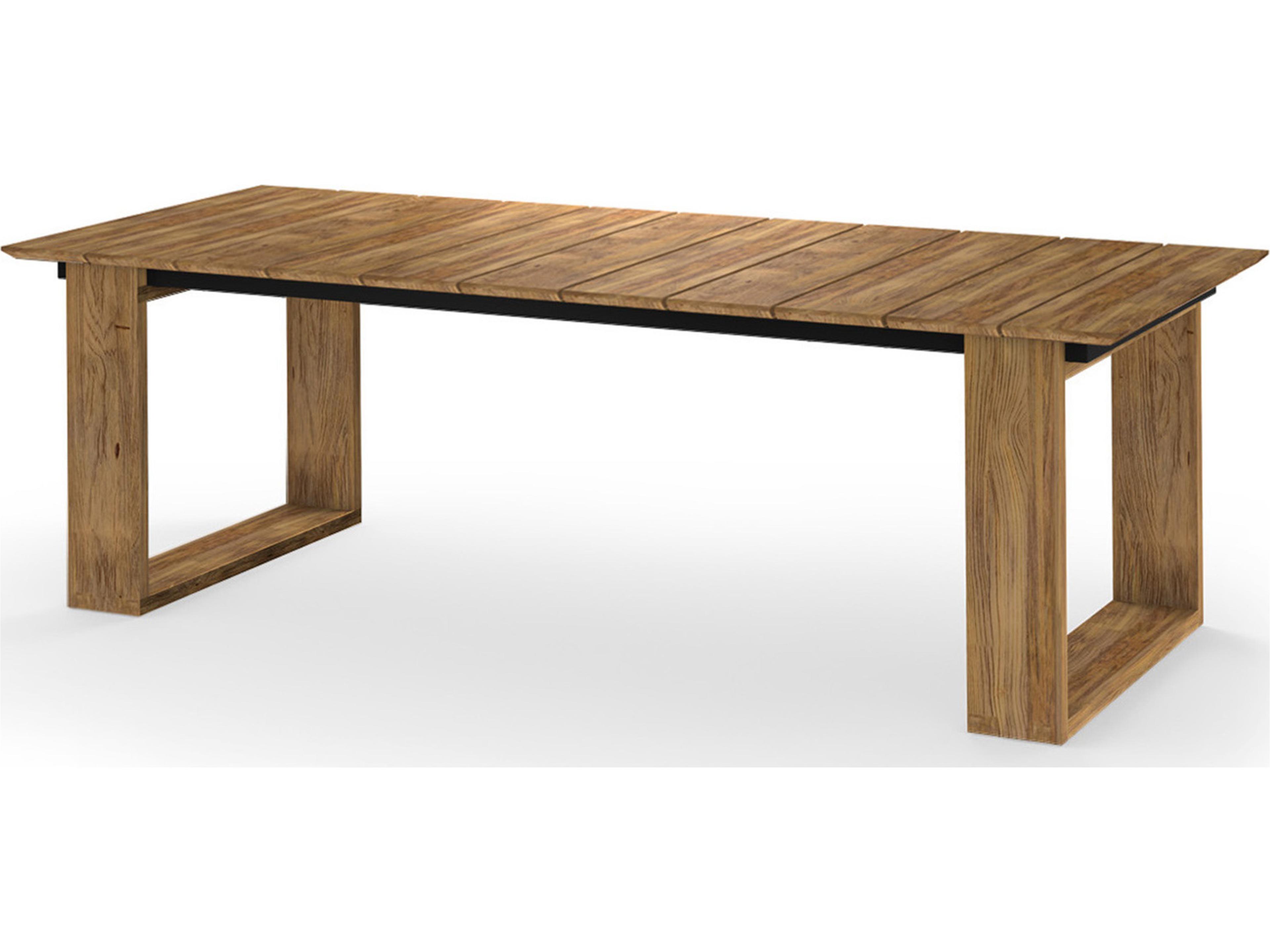 MamaGreen Big Daddy Teak Rectangular Patio Dining Table