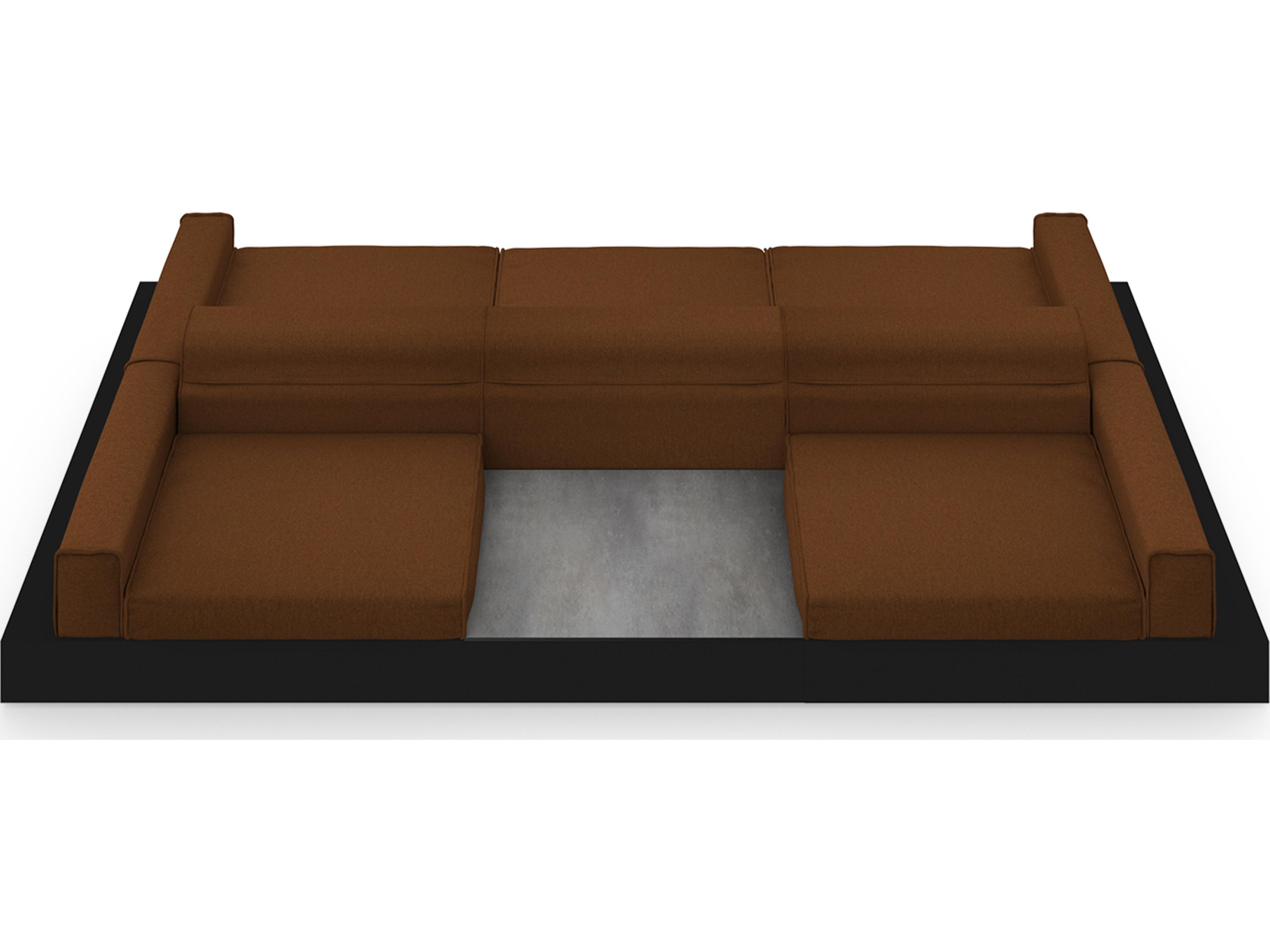 MamaGreen Boulevard Aluminum Double Sided Outdoor Patio Lounge Set