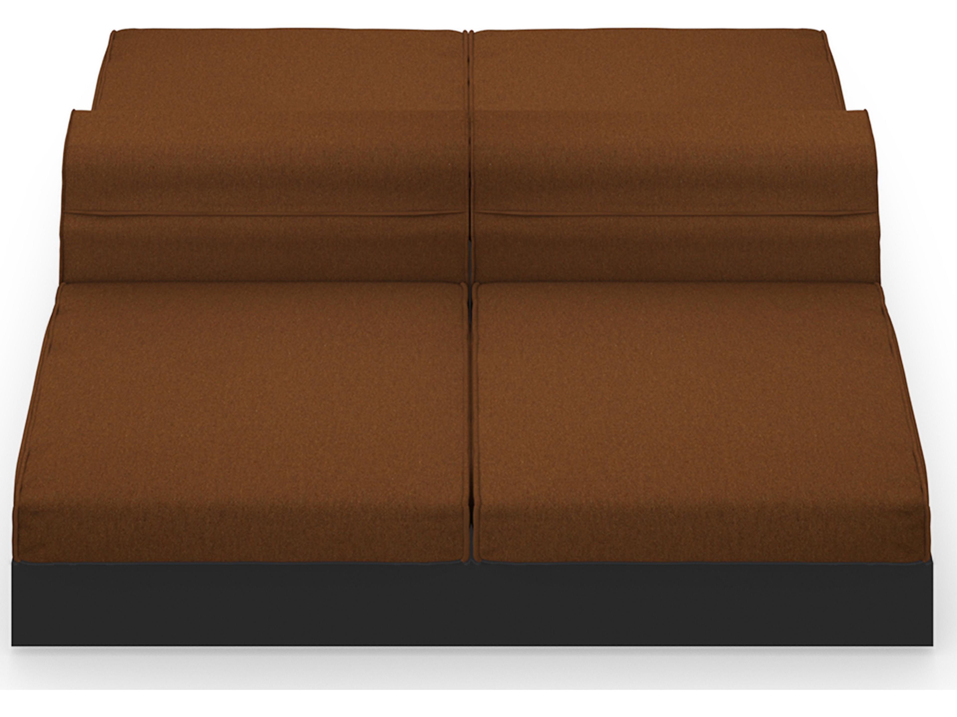 MamaGreen Boulevard Aluminum Double Sided Patio Lounge Set