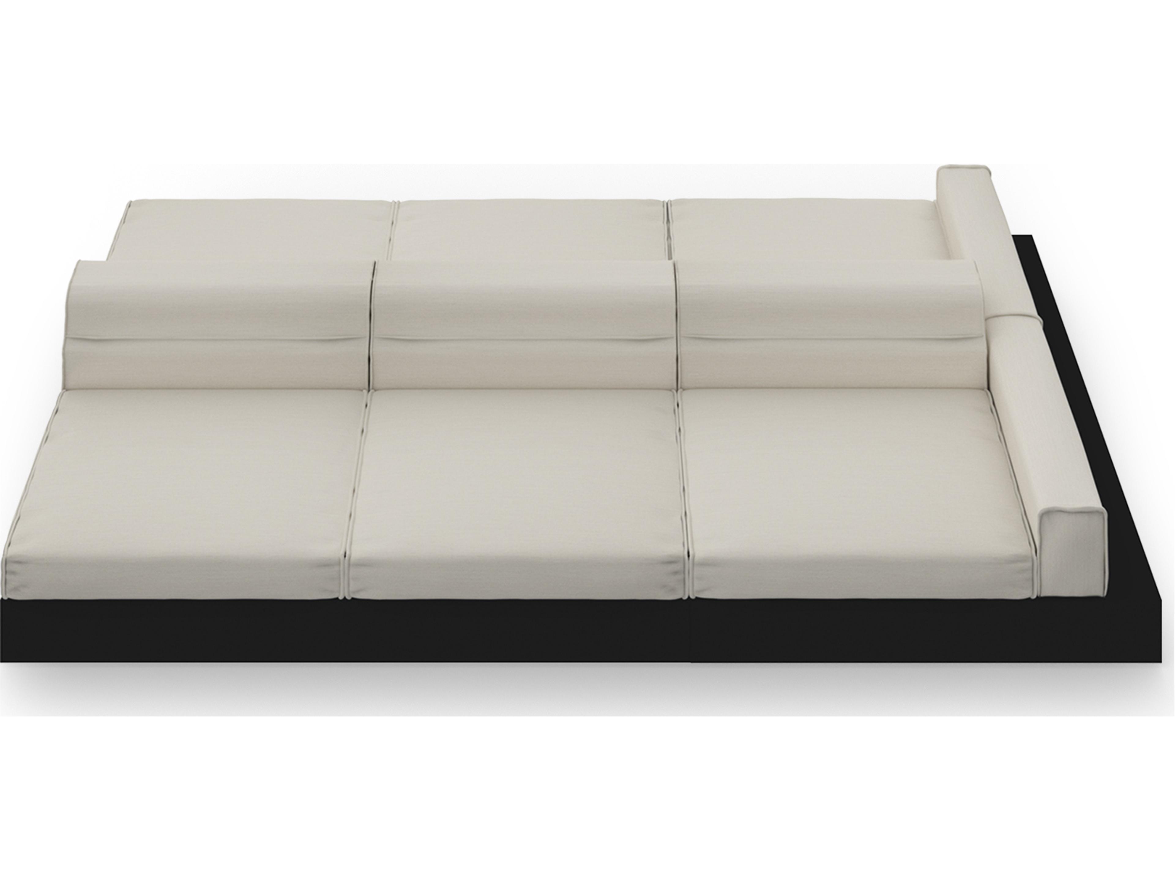 MamaGreen Boulevard Aluminum Double Sided Patio Lounge Set