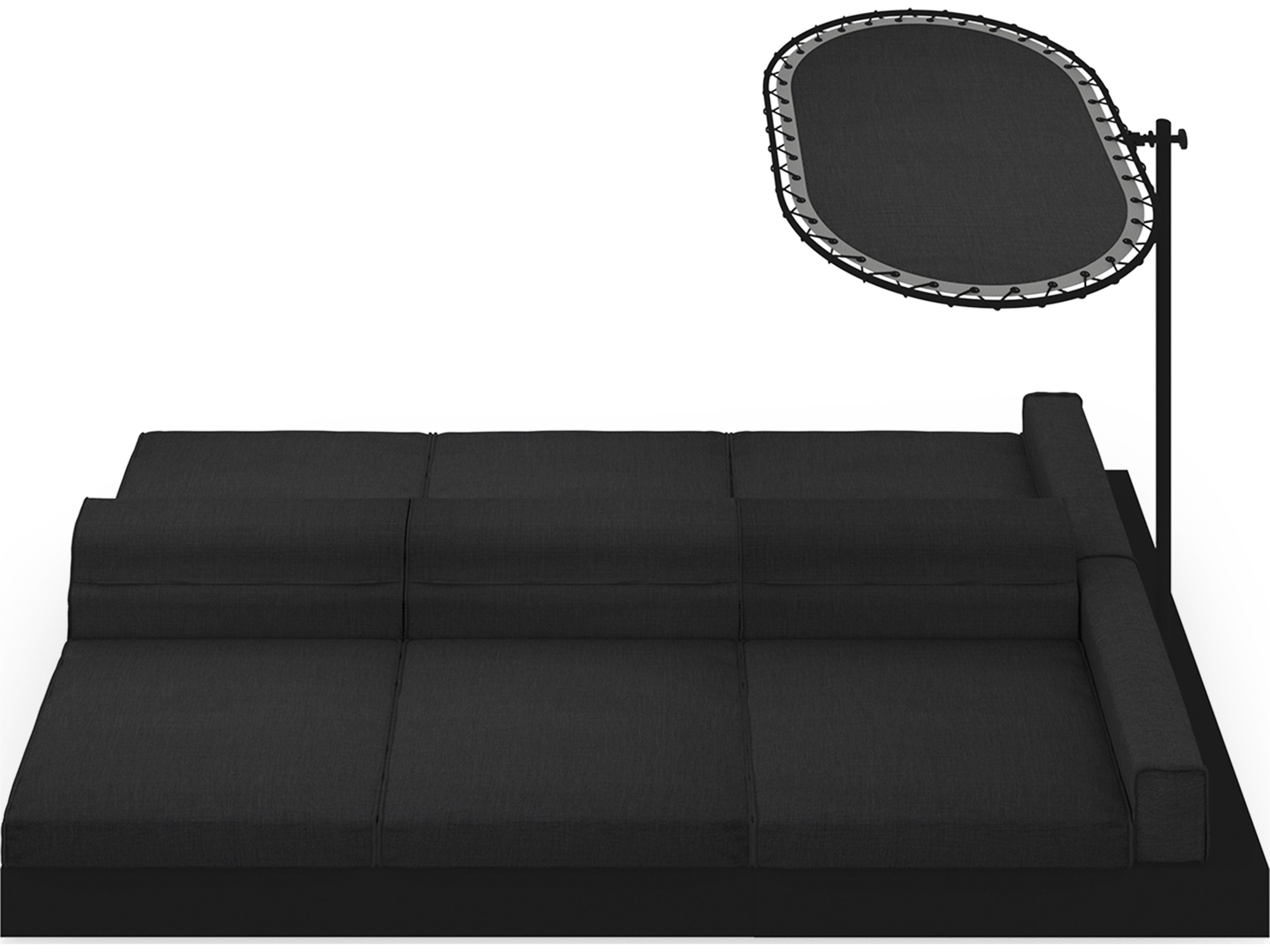 MamaGreen Boulevard Aluminum Double Sided Outdoor Lounge Set