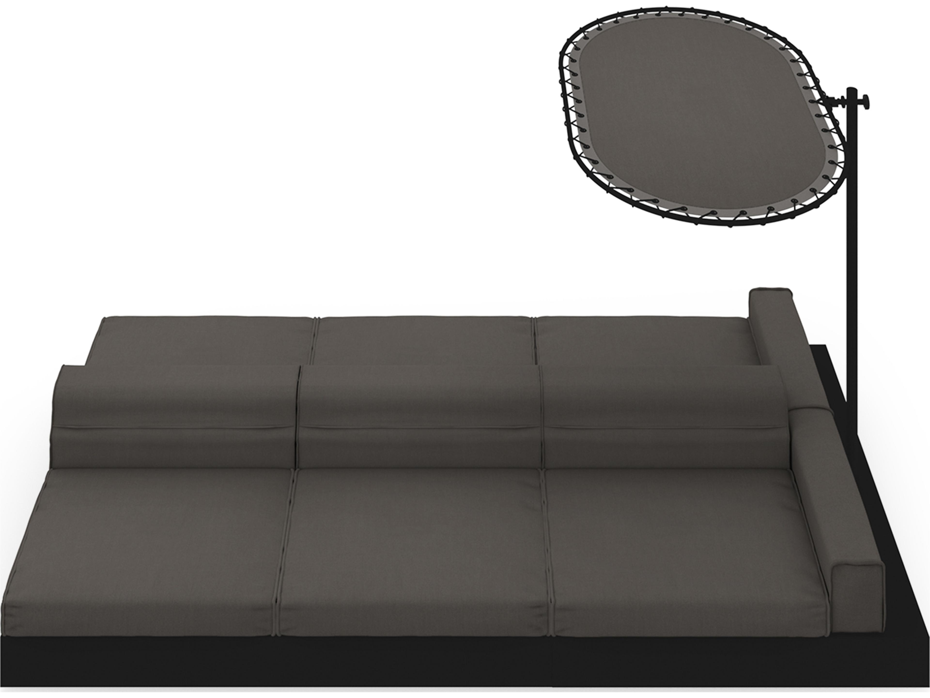 MamaGreen Boulevard Aluminum Double Sided Outdoor Lounge Set