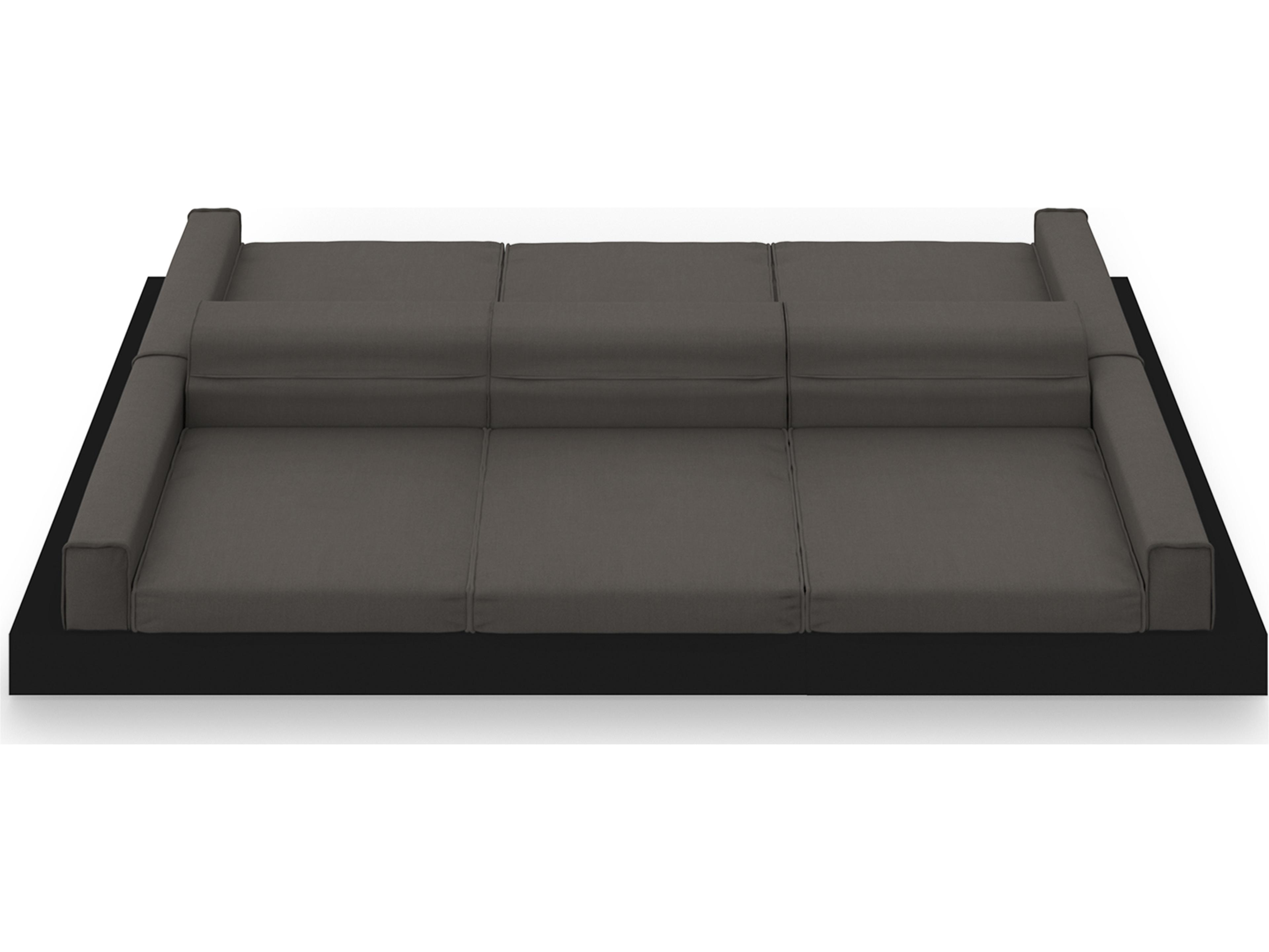 MamaGreen Boulevard Aluminum Double Sided Outdoor Patio Lounge Set