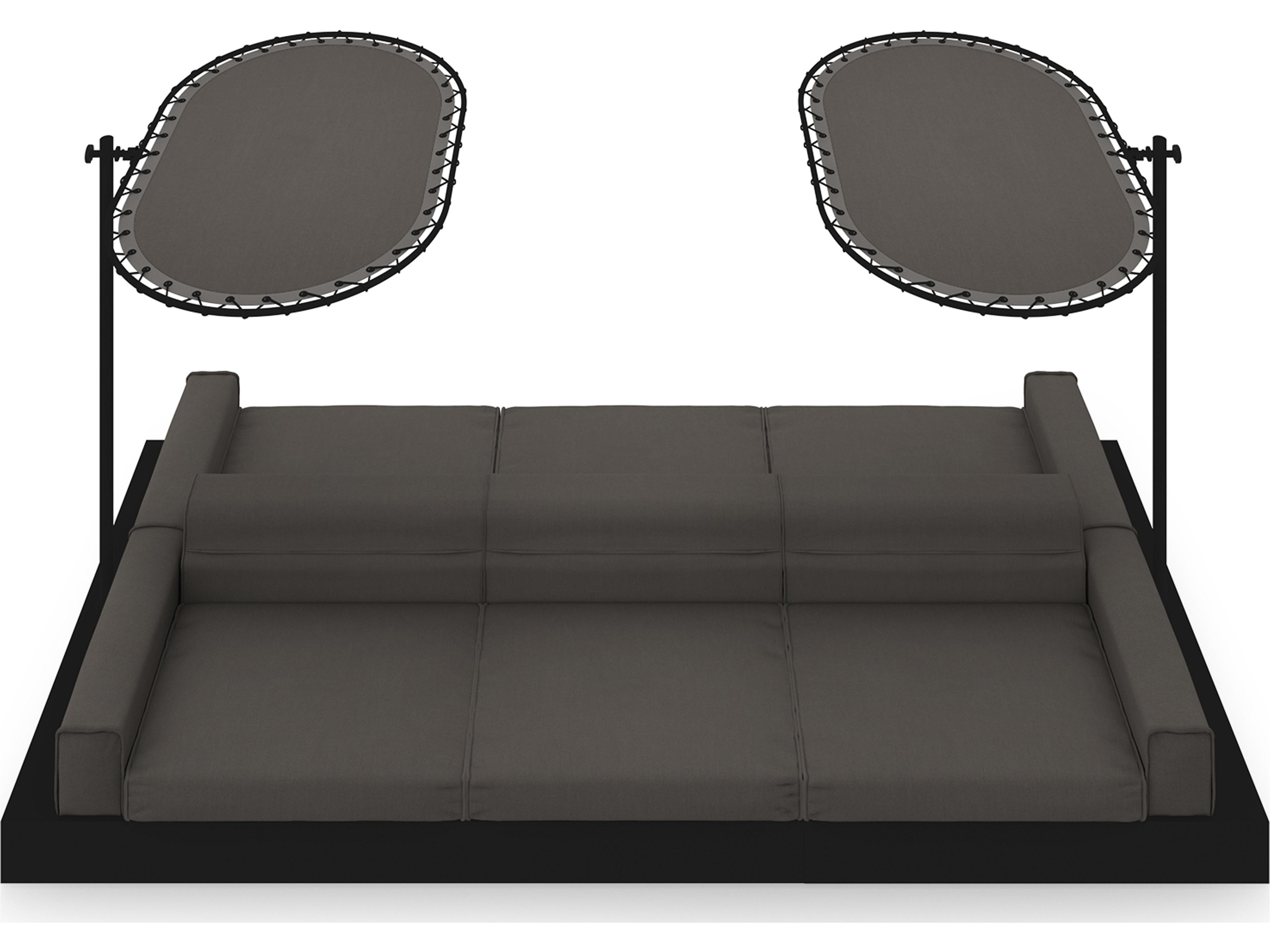 MamaGreen Boulevard Aluminum Double Sided Patio Lounge Set