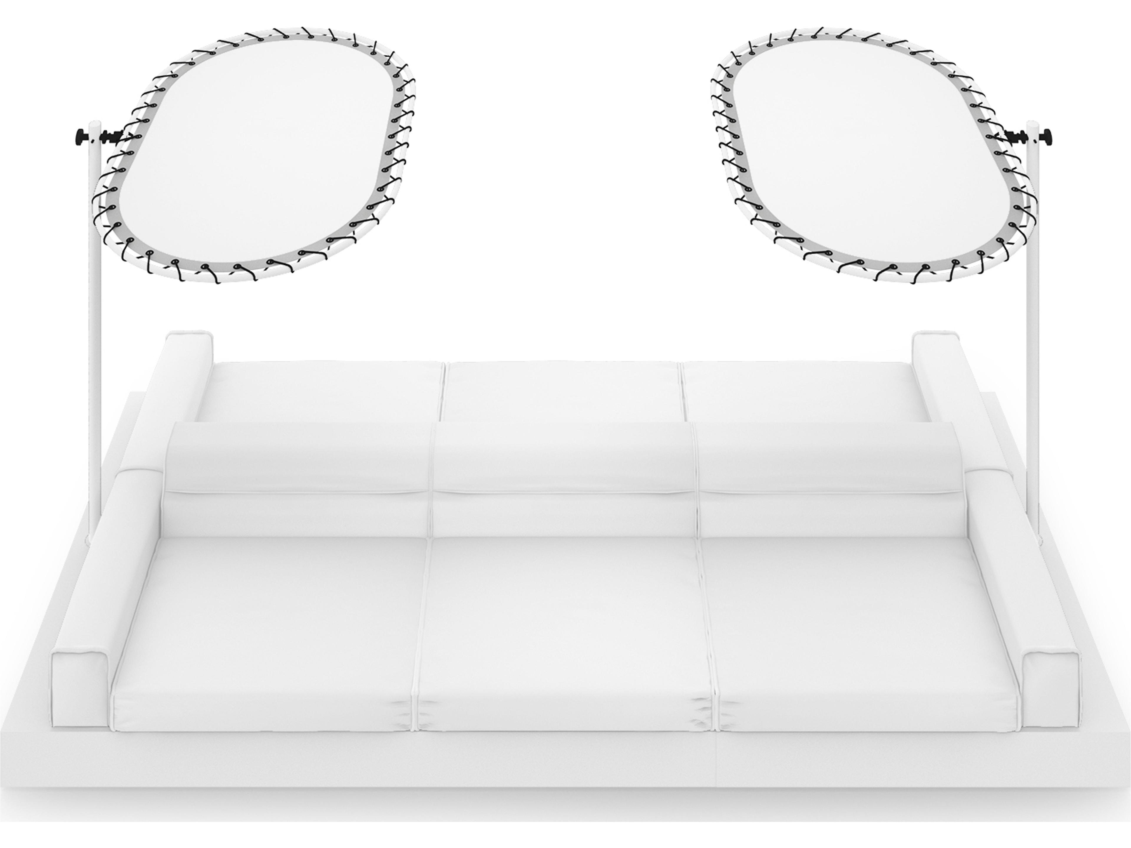 MamaGreen Boulevard Aluminum Double Sided Patio Lounge Set