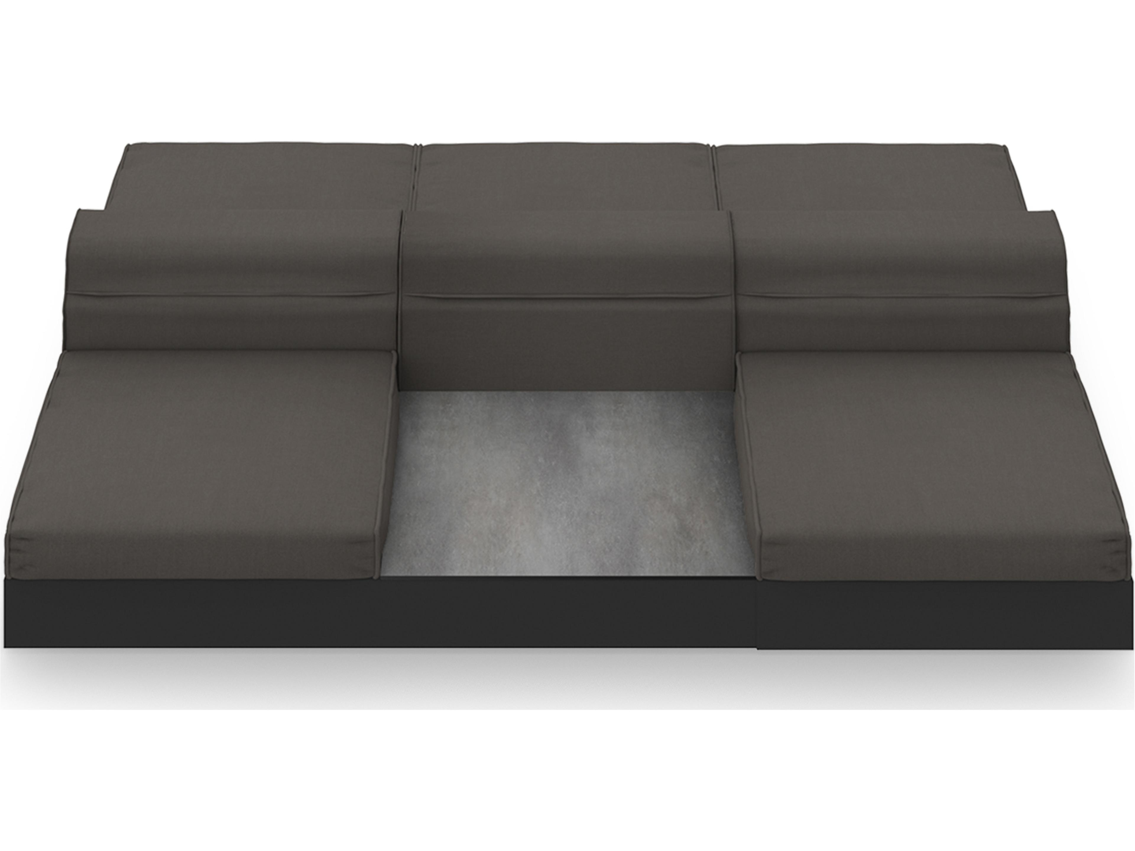 MamaGreen Boulevard Aluminum Double Sided Outdoor Lounge Set