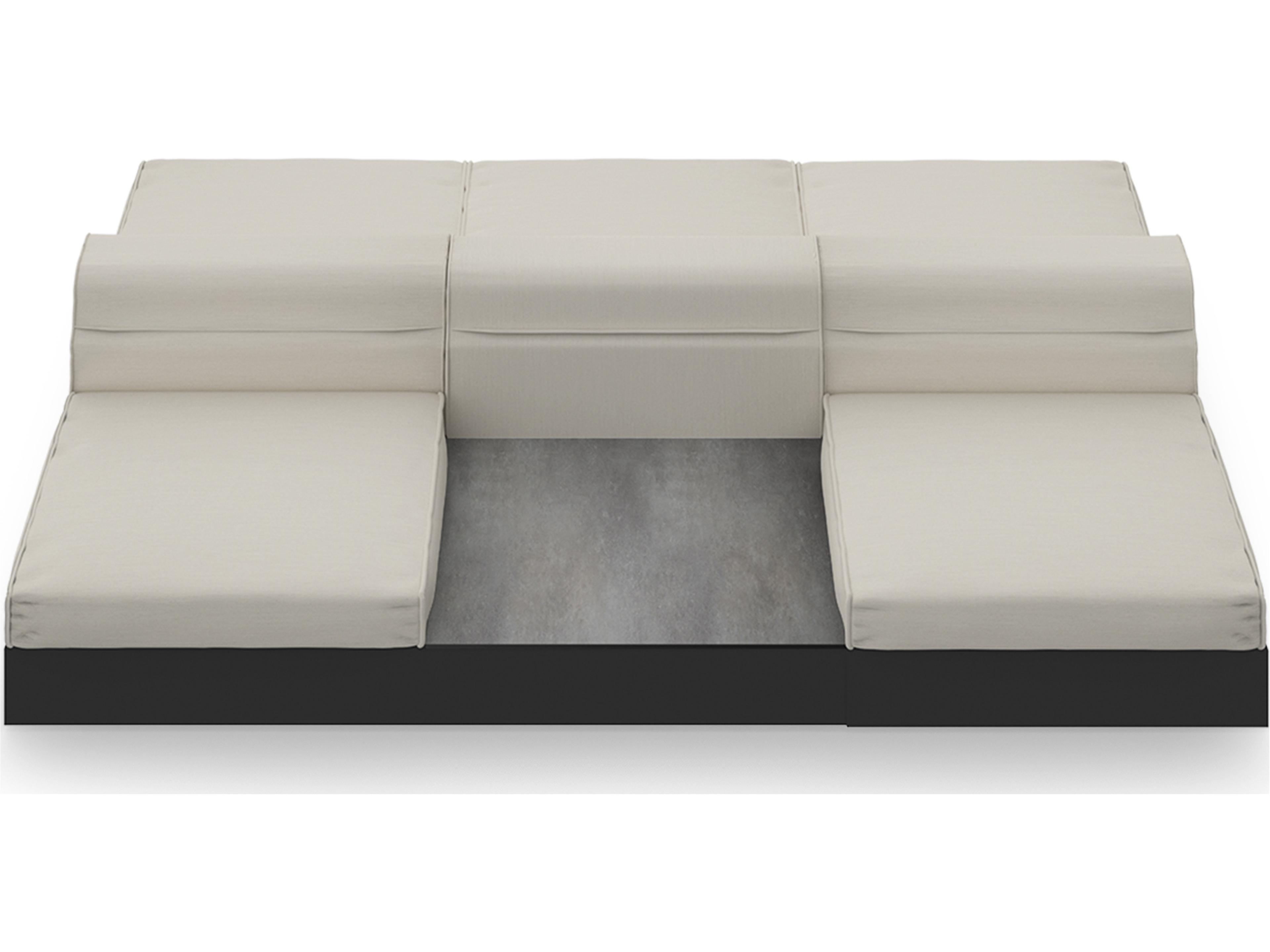 MamaGreen Boulevard Aluminum Double Sided Outdoor Lounge Set