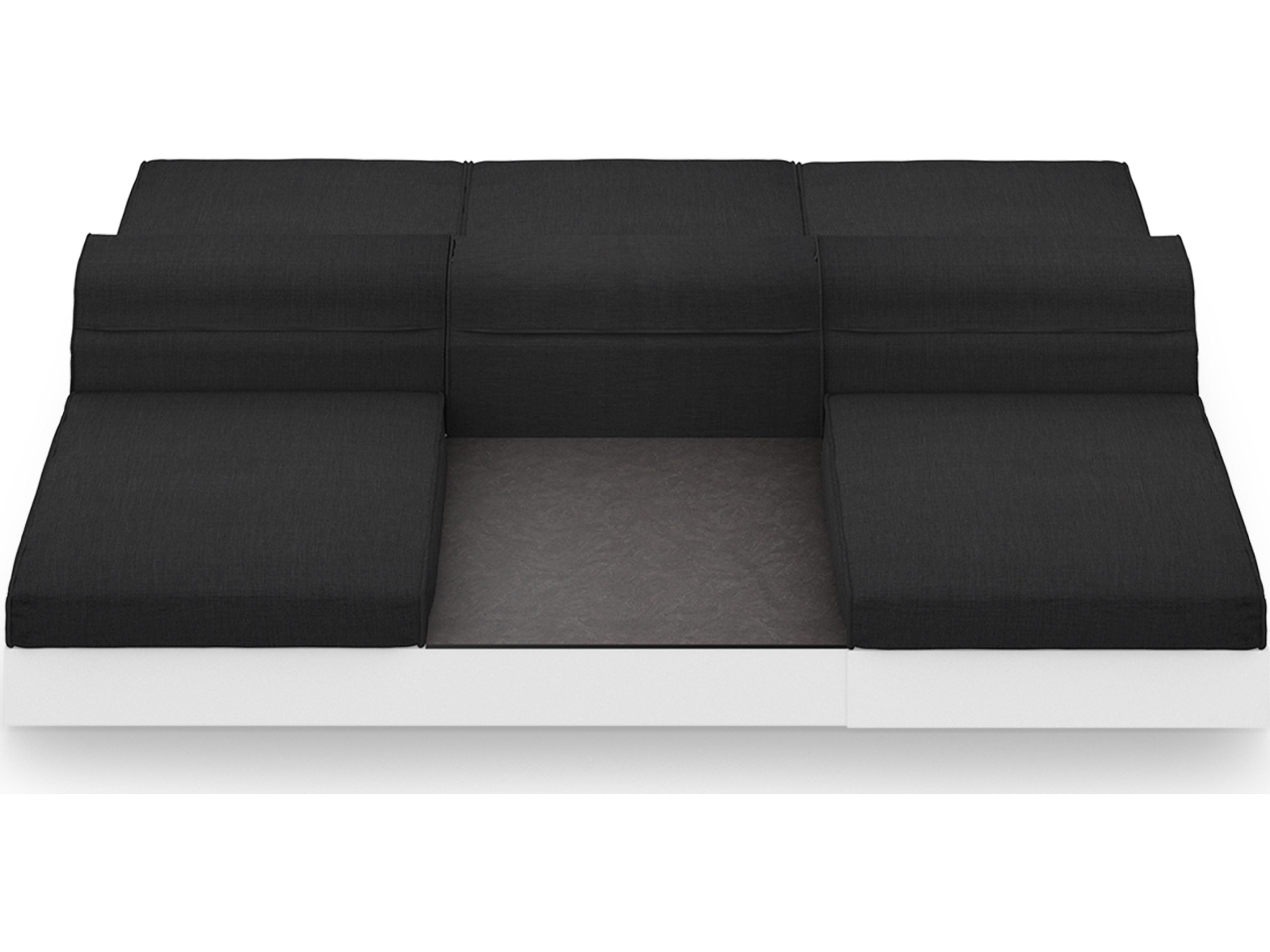 MamaGreen Boulevard Aluminum Double Sided Outdoor Lounge Set