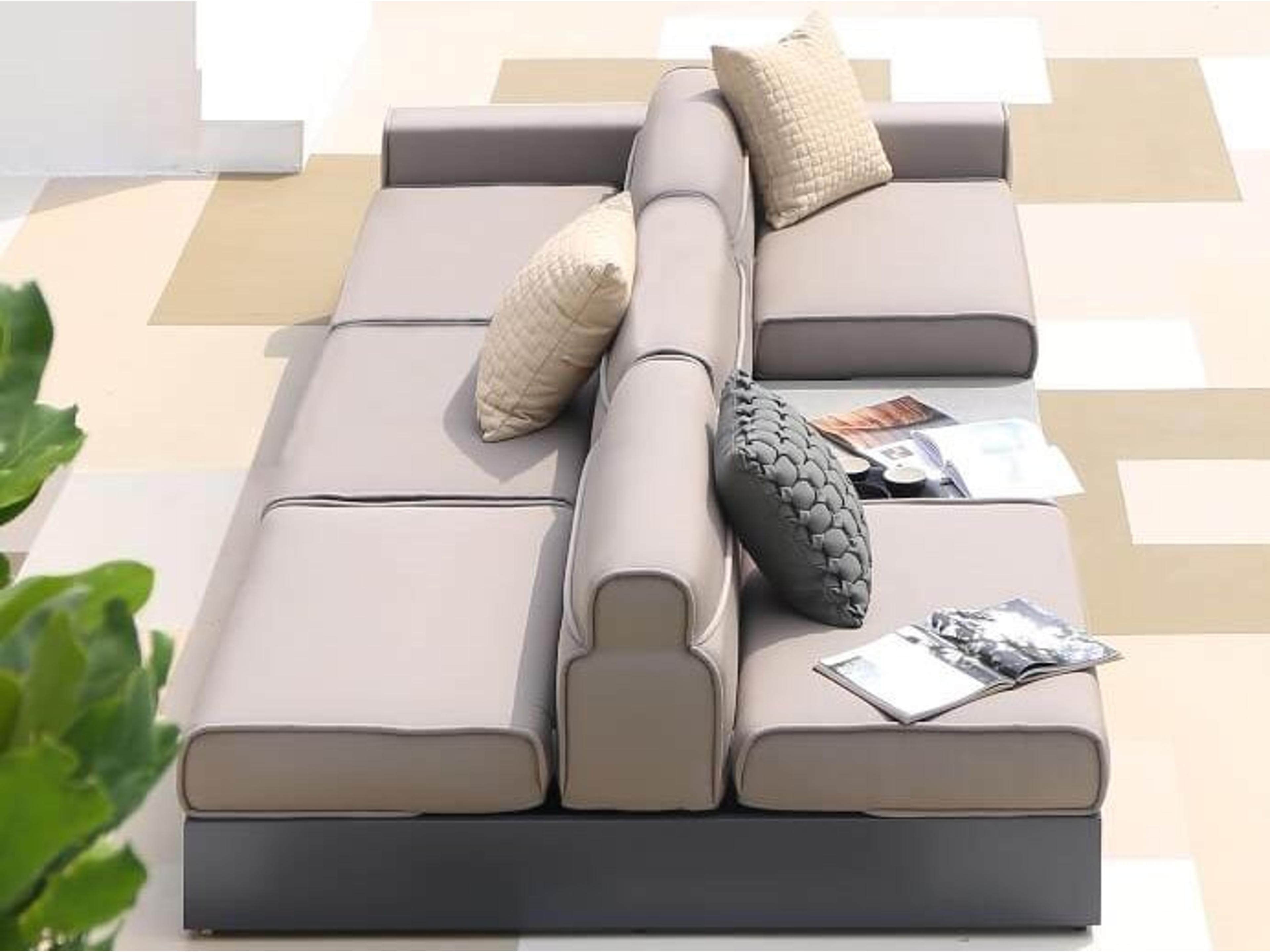 MamaGreen Boulevard Aluminum Sectional Outdoor Lounge Set