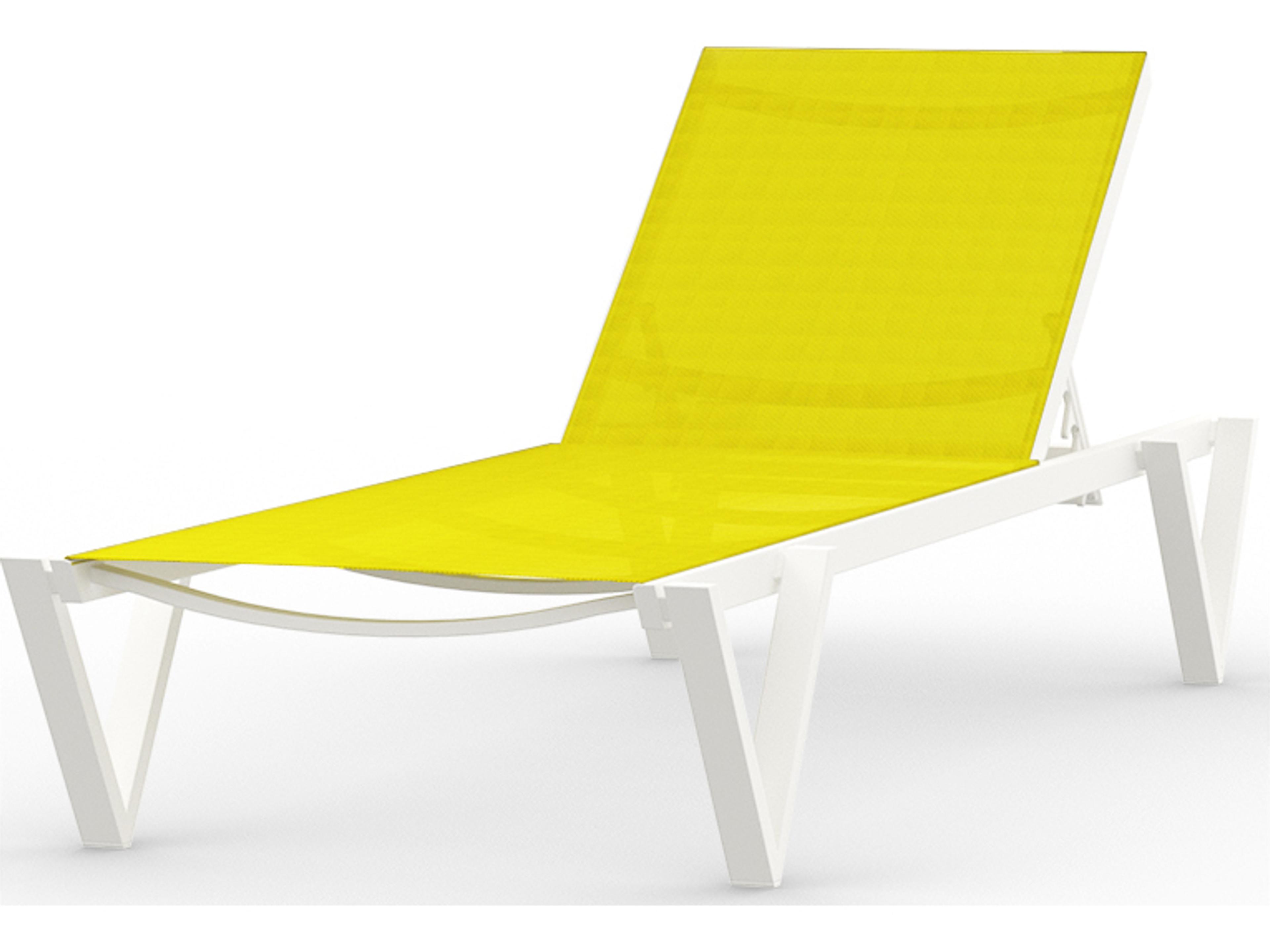 MamaGreen Bondi Sling Aluminum Sunbed Patio Chaise Lounge