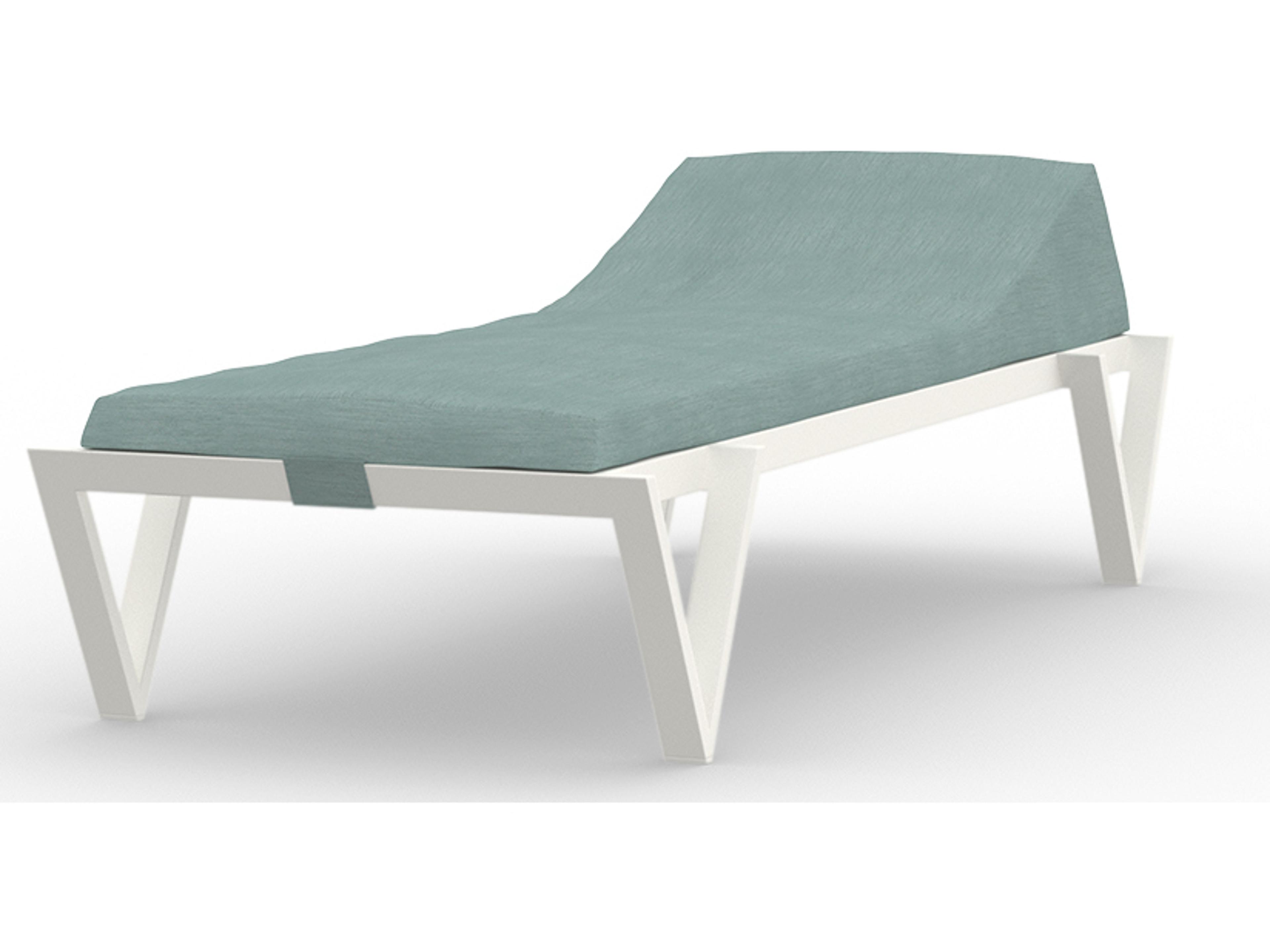 MamaGreen Bondi Cushion Aluminum Sunbed Outdoor Chaise Lounge