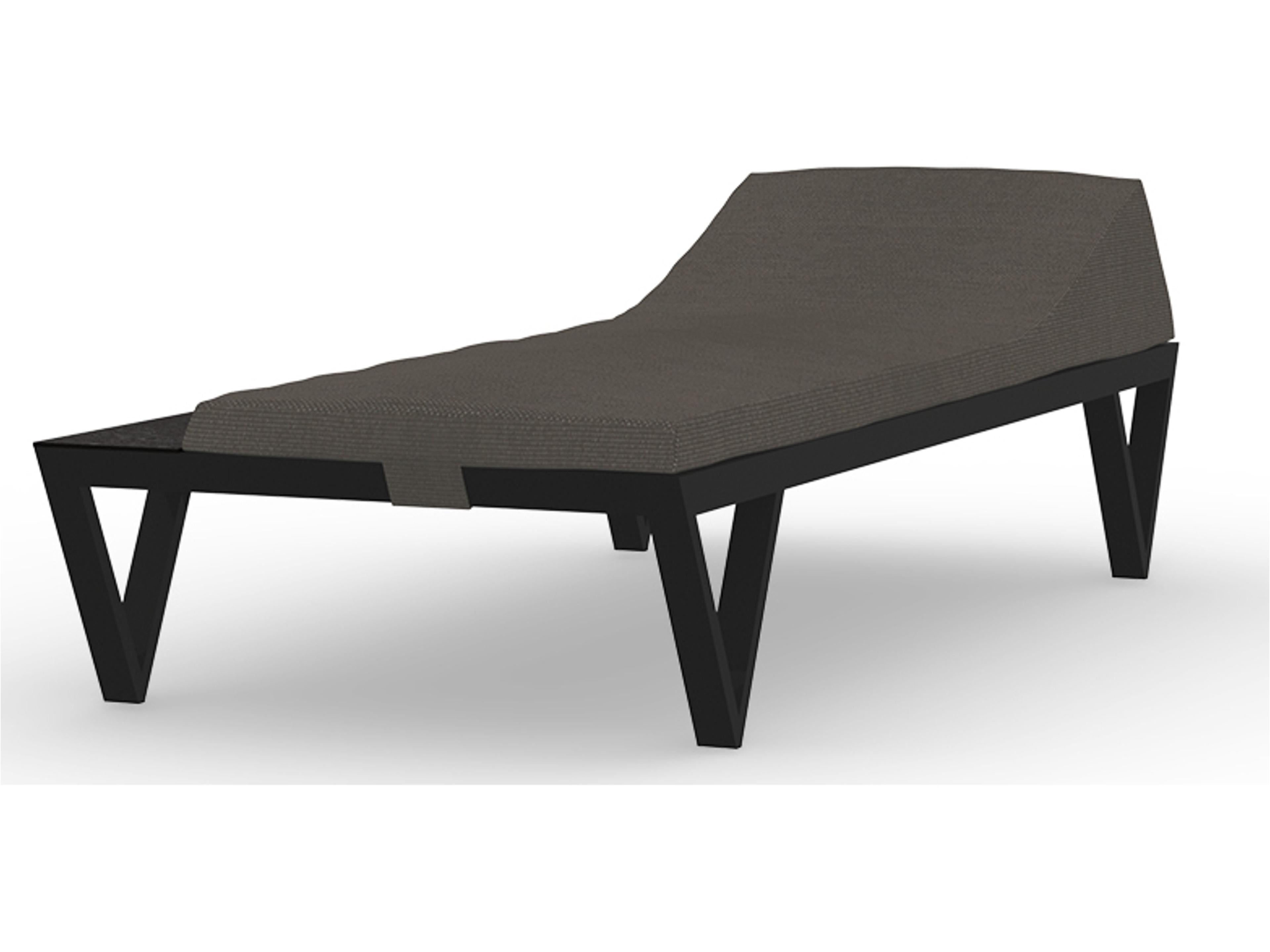 MamaGreen Bondi Aluminum Sunbed Patio Chaise Lounge with HPL Tray