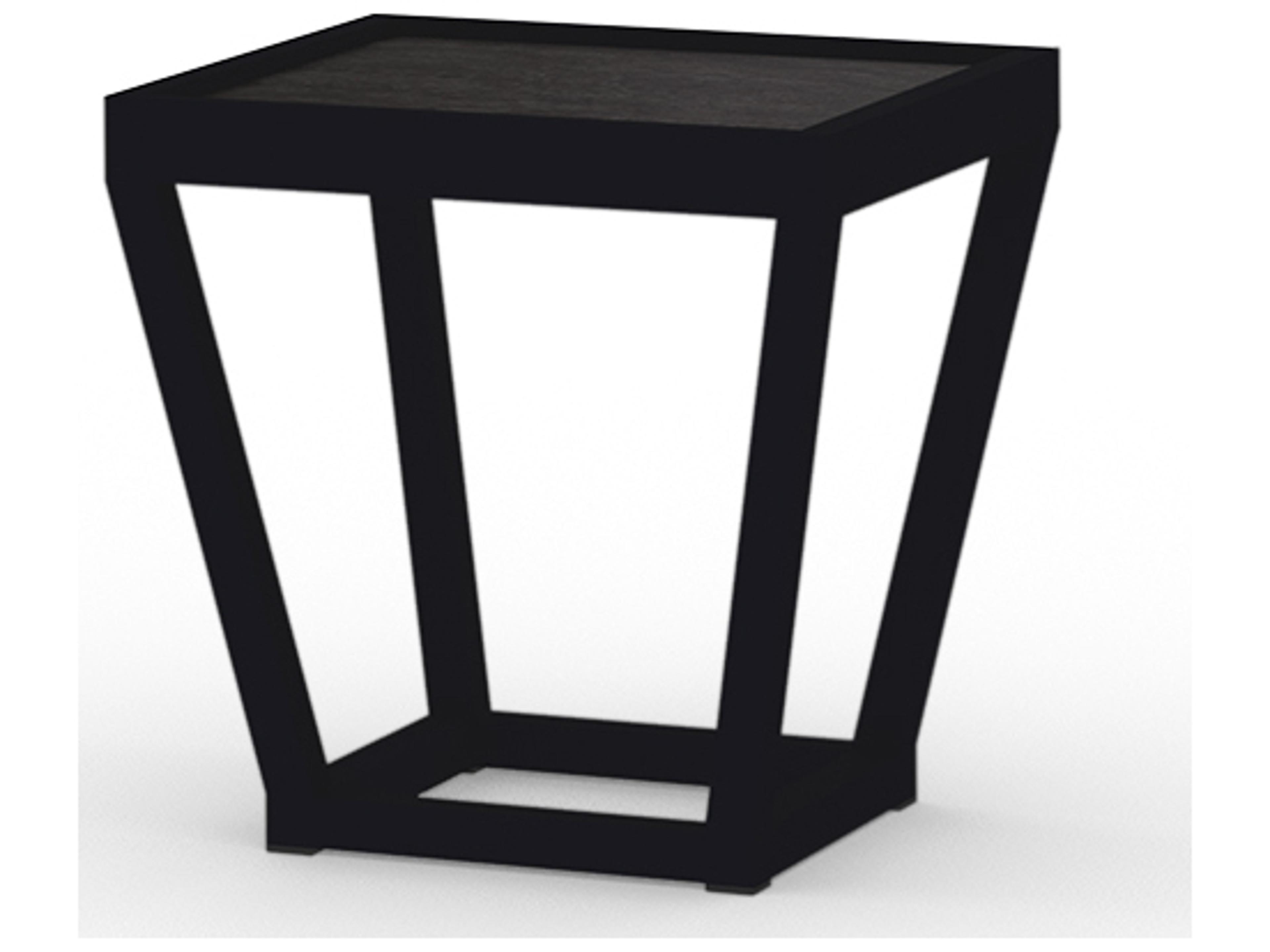 MamaGreen Bondi Square HPL Top Square Outdoor Patio Side Table