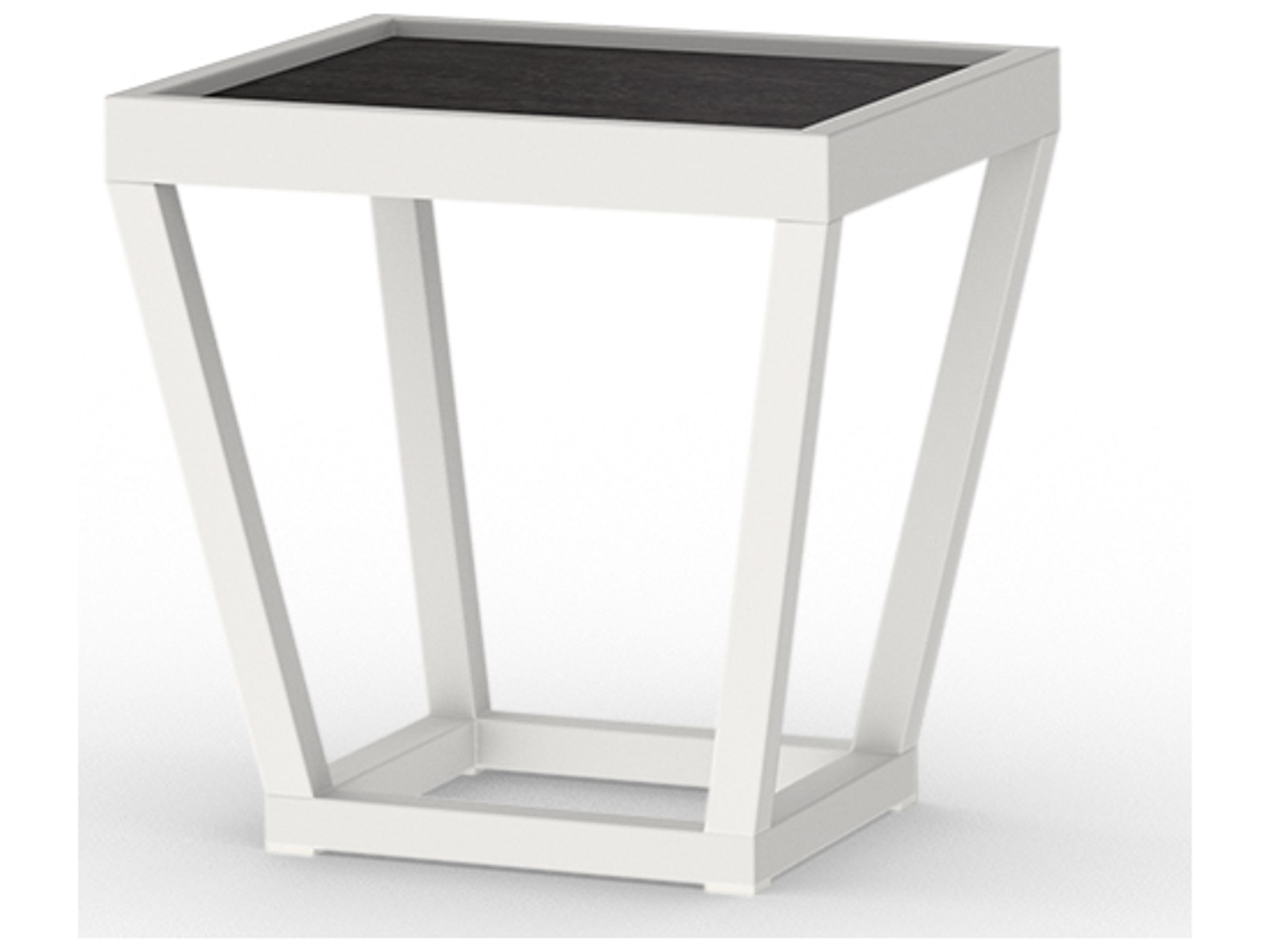 MamaGreen Bondi Square HPL Top Square Outdoor Patio Side Table