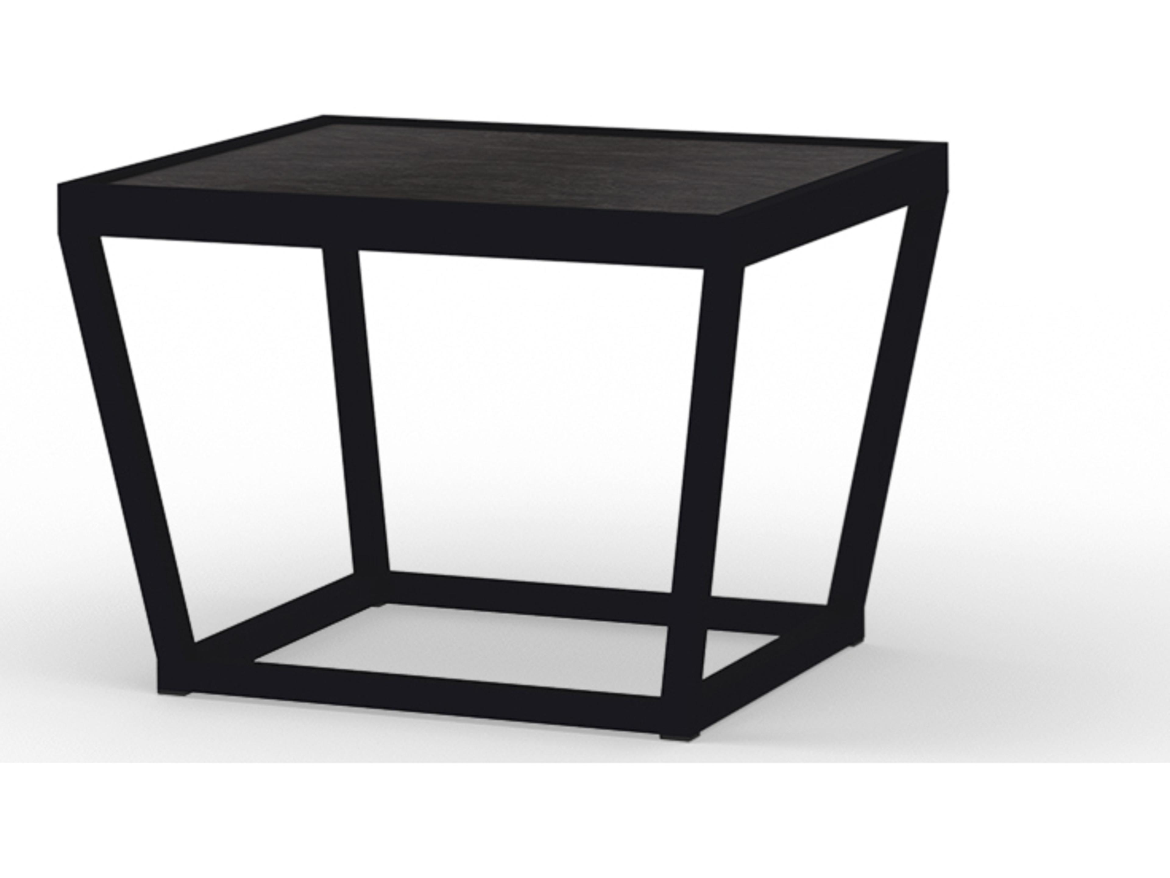 MamaGreen Bondi Aluminum Square HPL Top Square Patio Coffee Table