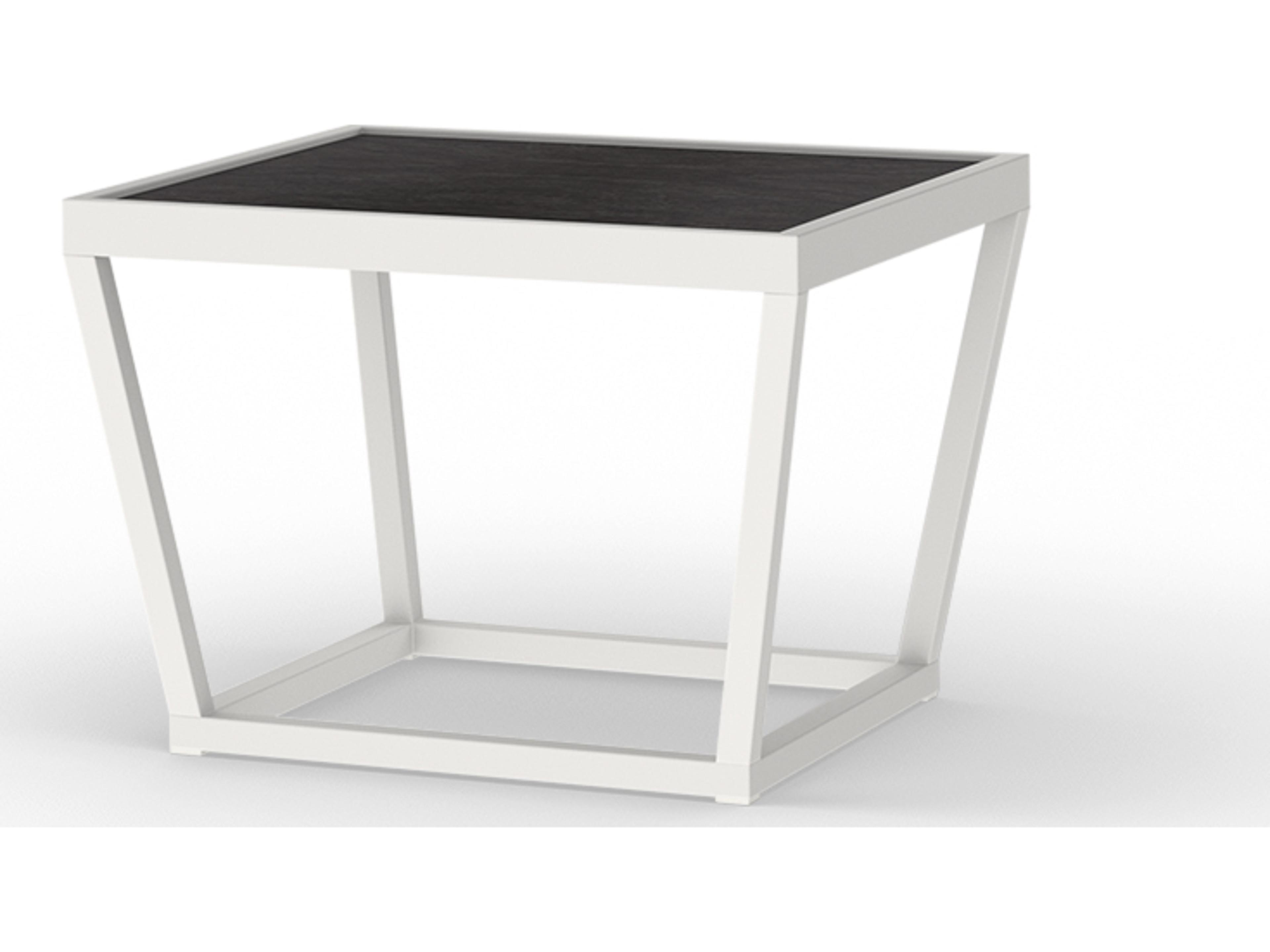 MamaGreen Bondi Aluminum Square HPL Top Square Patio Coffee Table