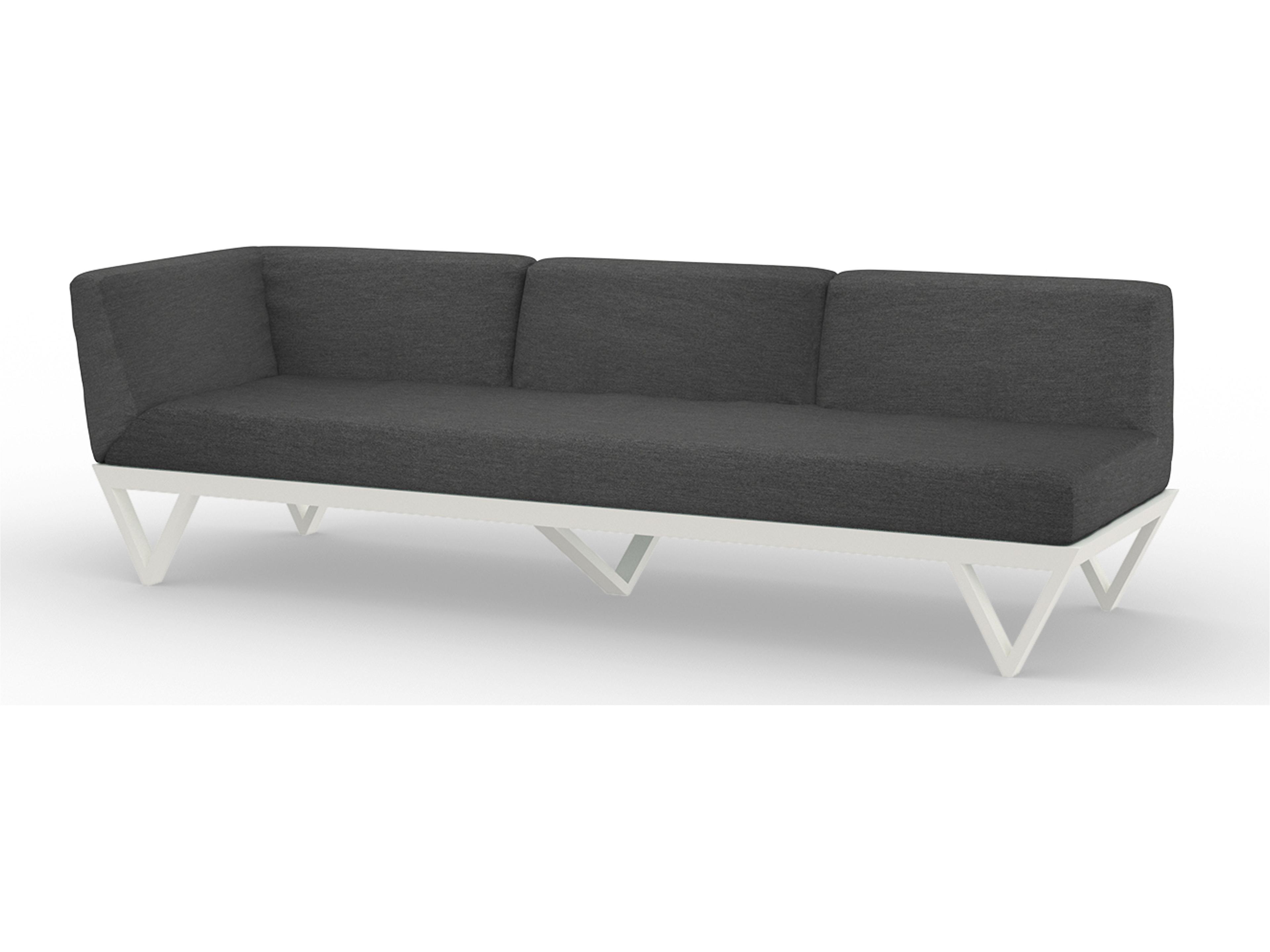 MamaGreen Bondi Belle Aluminum Right Hand Arm Outdoor Patio Sofa