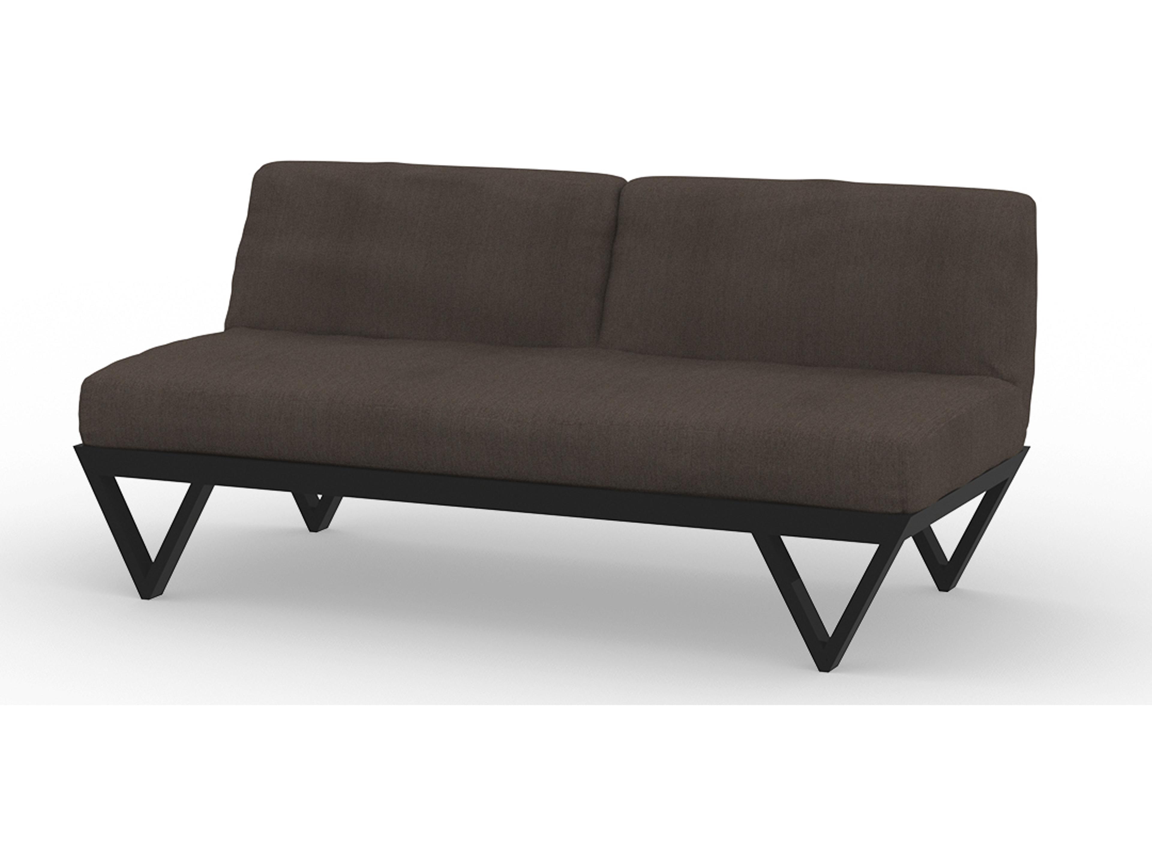 MamaGreen Bondi Belle Aluminum Modular Outdoor Patio Loveseat