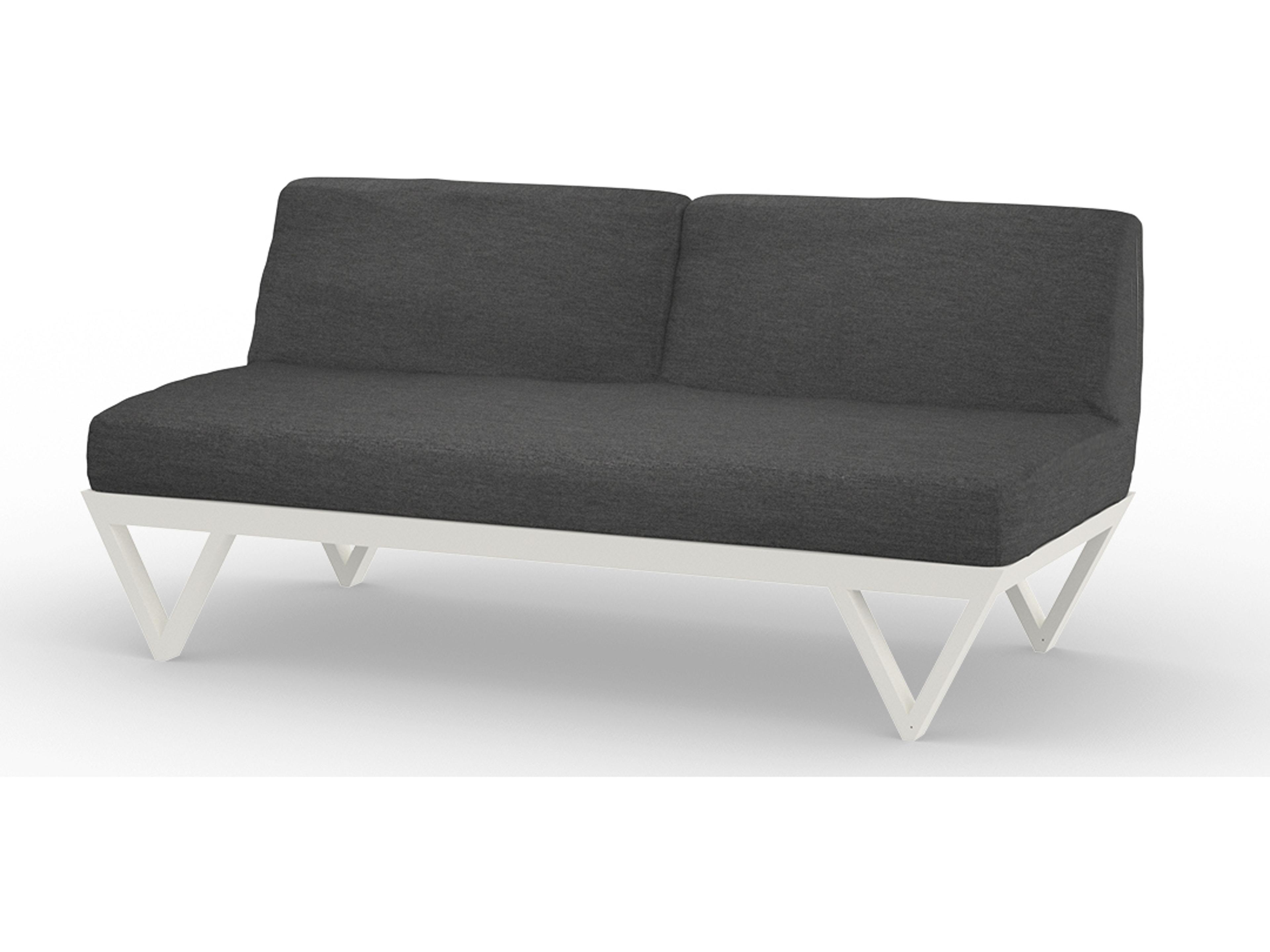 MamaGreen Bondi Belle Aluminum Modular Outdoor Patio Loveseat