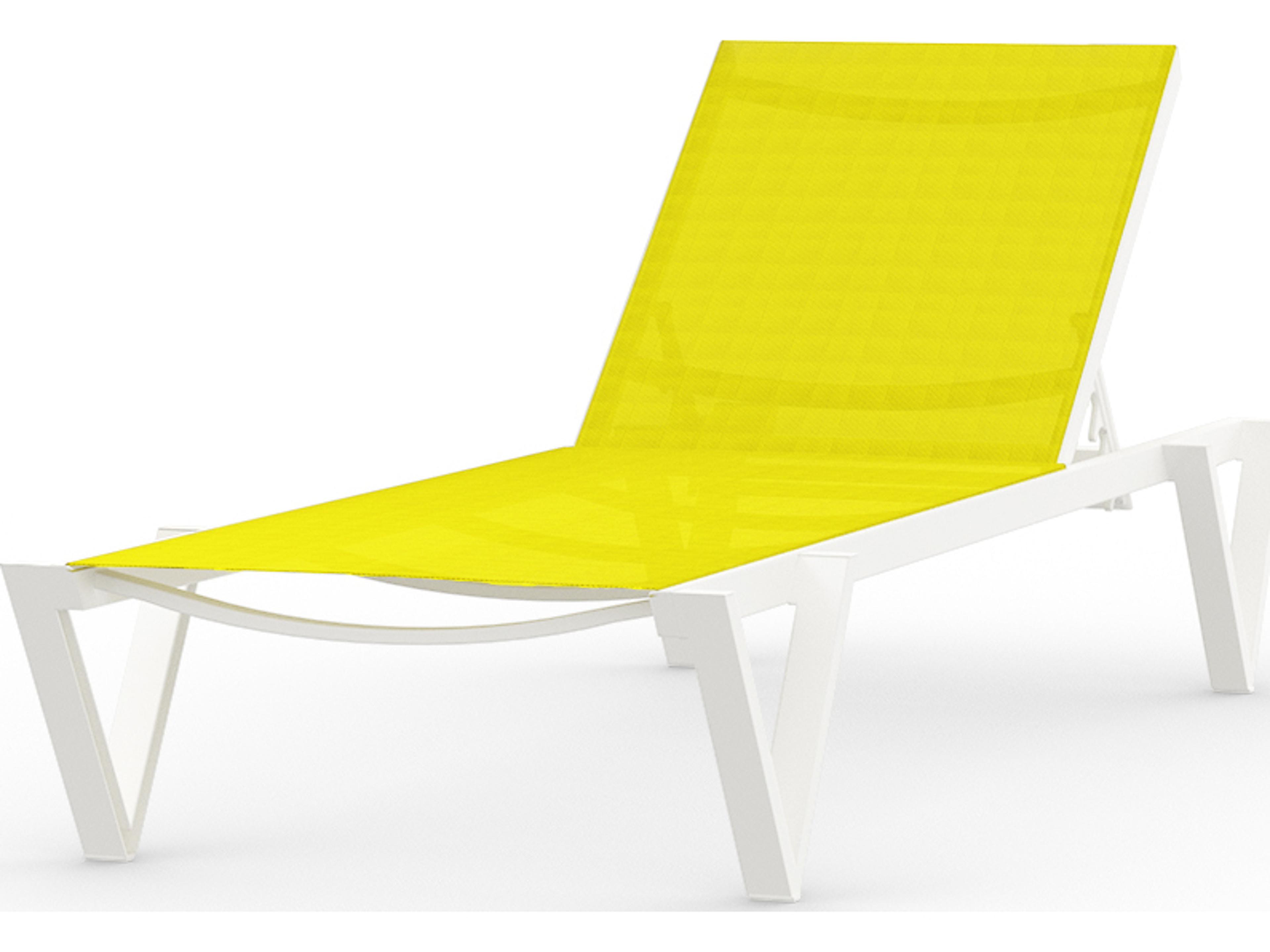 MamaGreen Bondi Belle Sling Aluminum Sunbed Outdoor Chaise Lounge