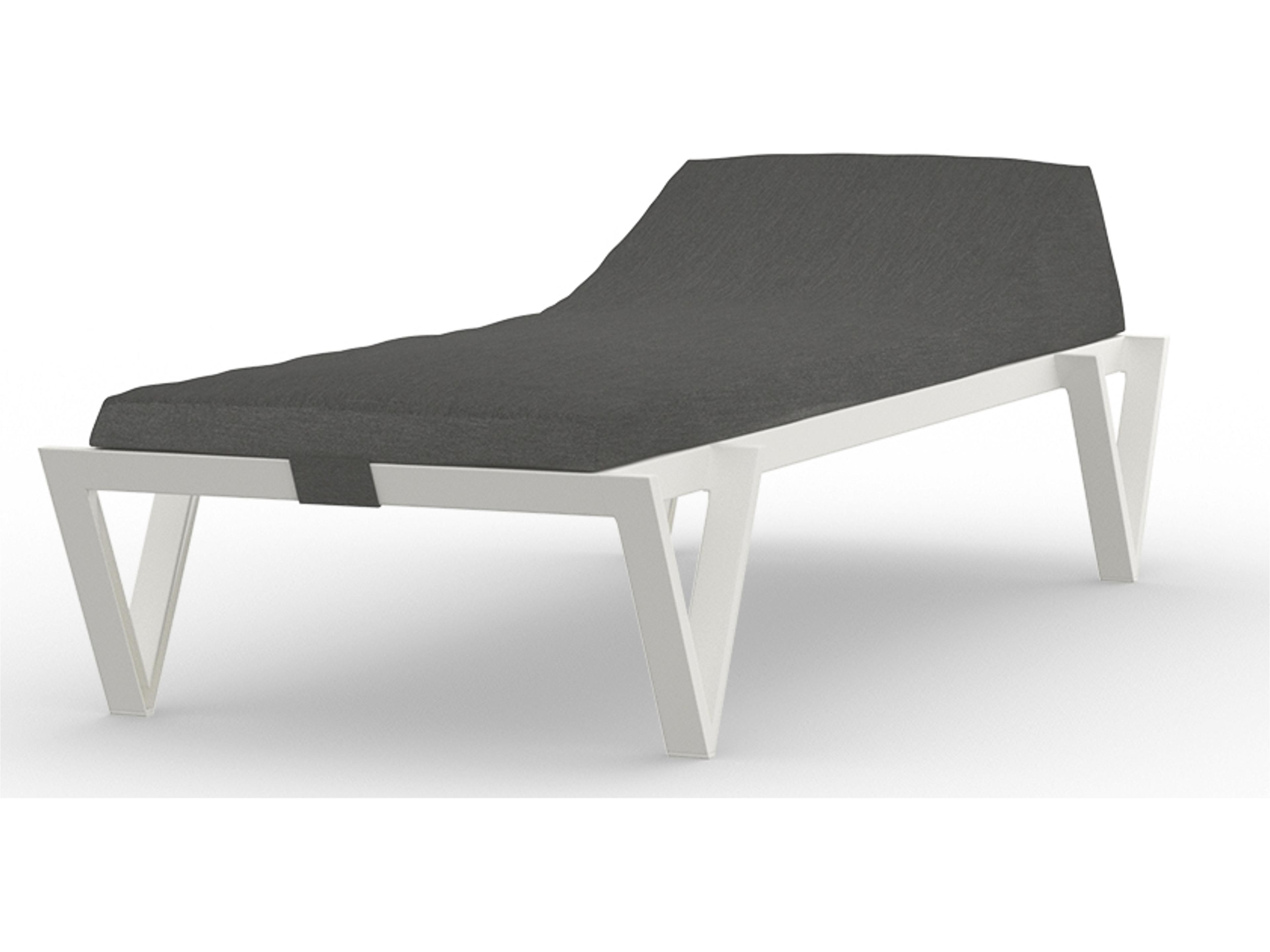 MamaGreen Bondi Aluminum Sunbed Outdoor Patio Chaise Lounge