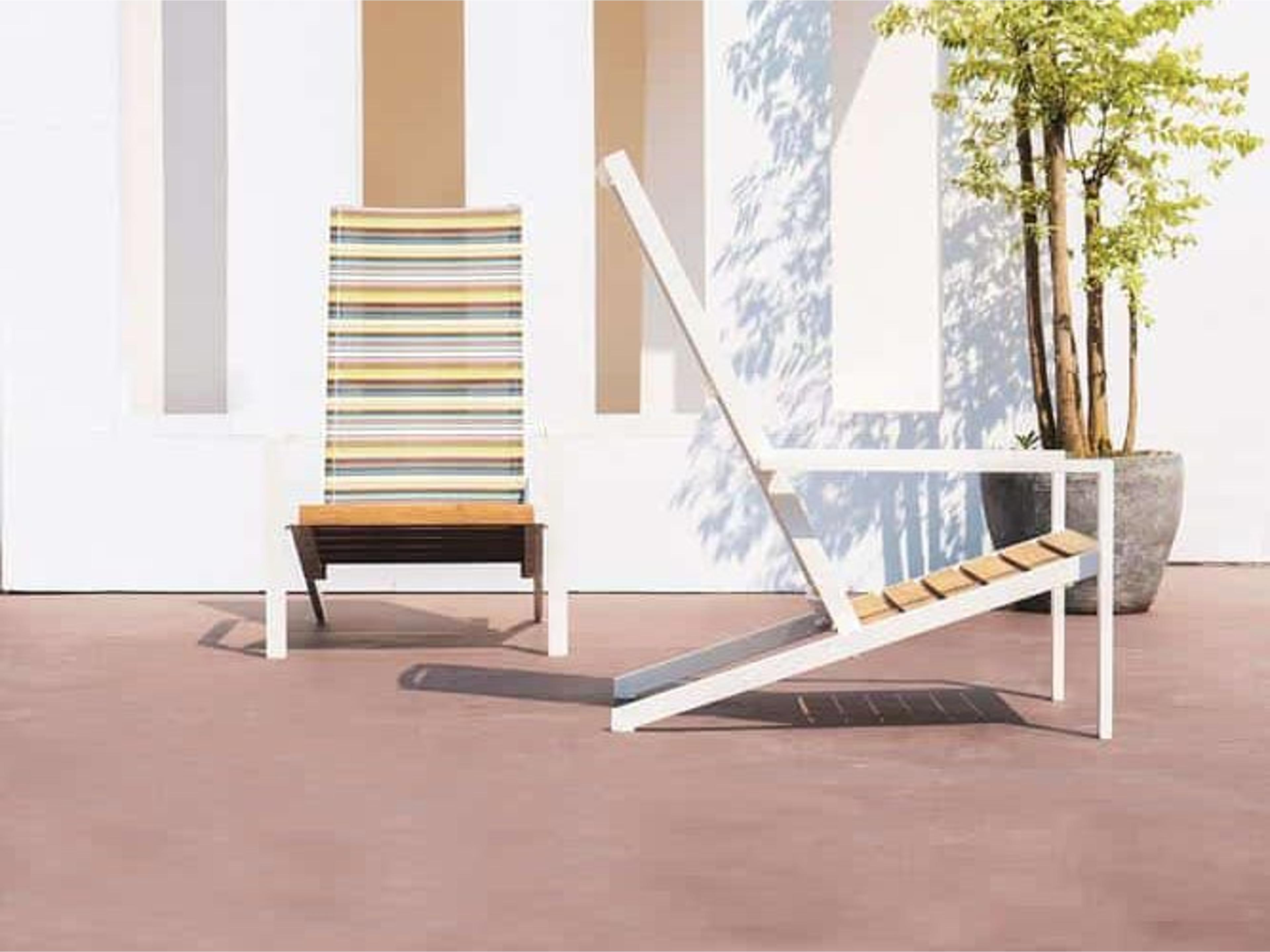 MamaGreen Bondi Sling Aluminum Teak Adirondack Set