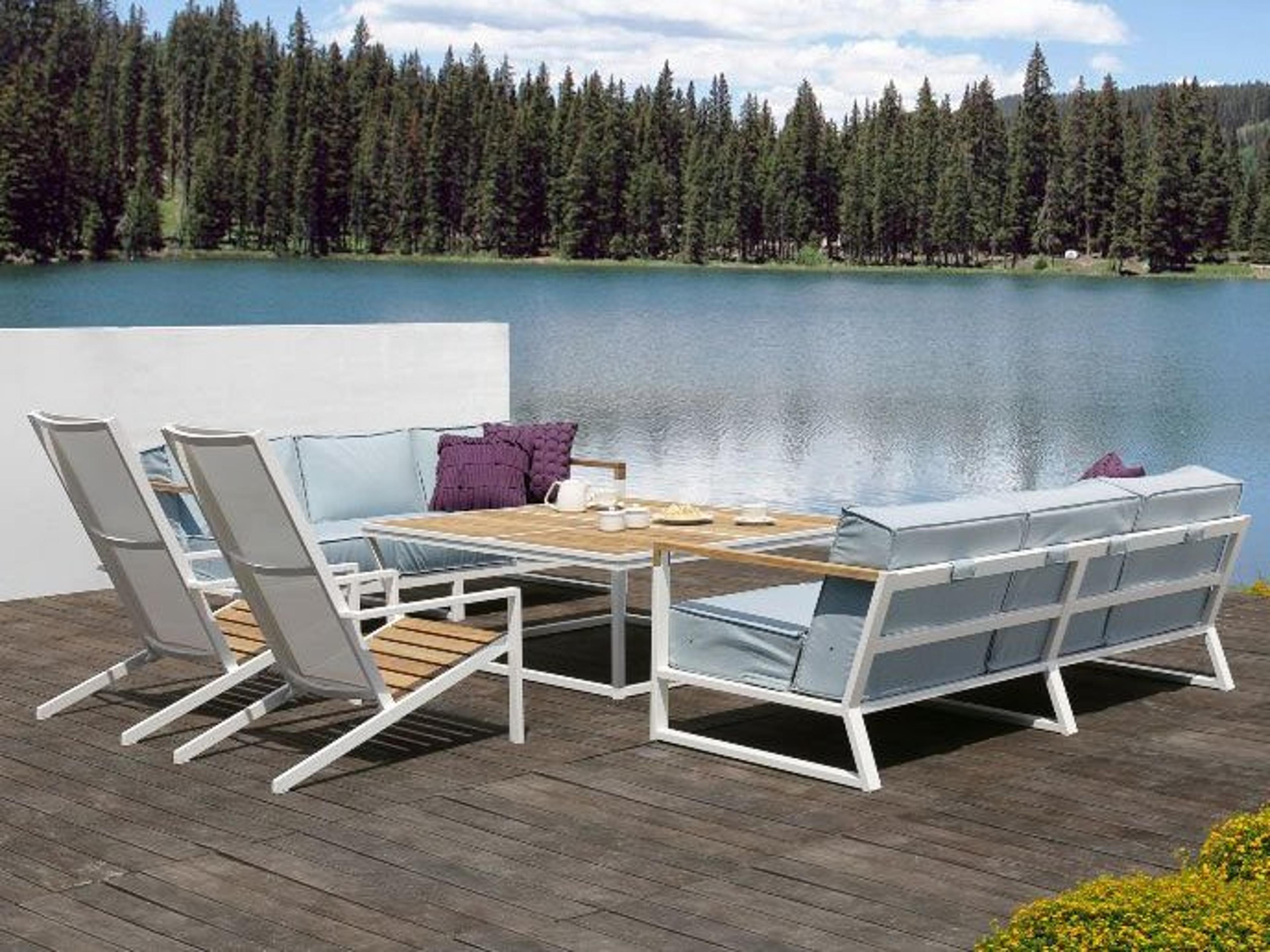 MamaGreen Bondi Beau Aluminum Outdoor Patio Lounge Set