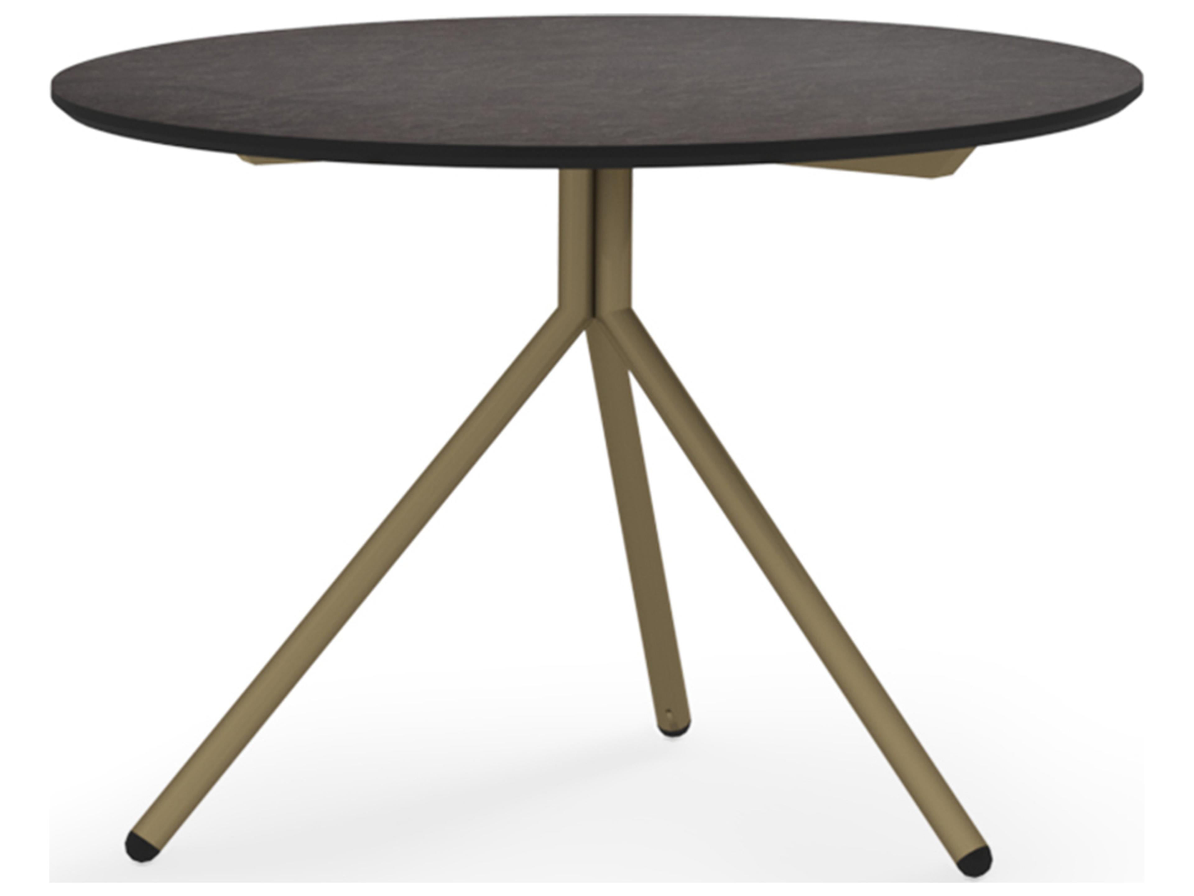 MamaGreen Bono Aluminum Round Patio End Table