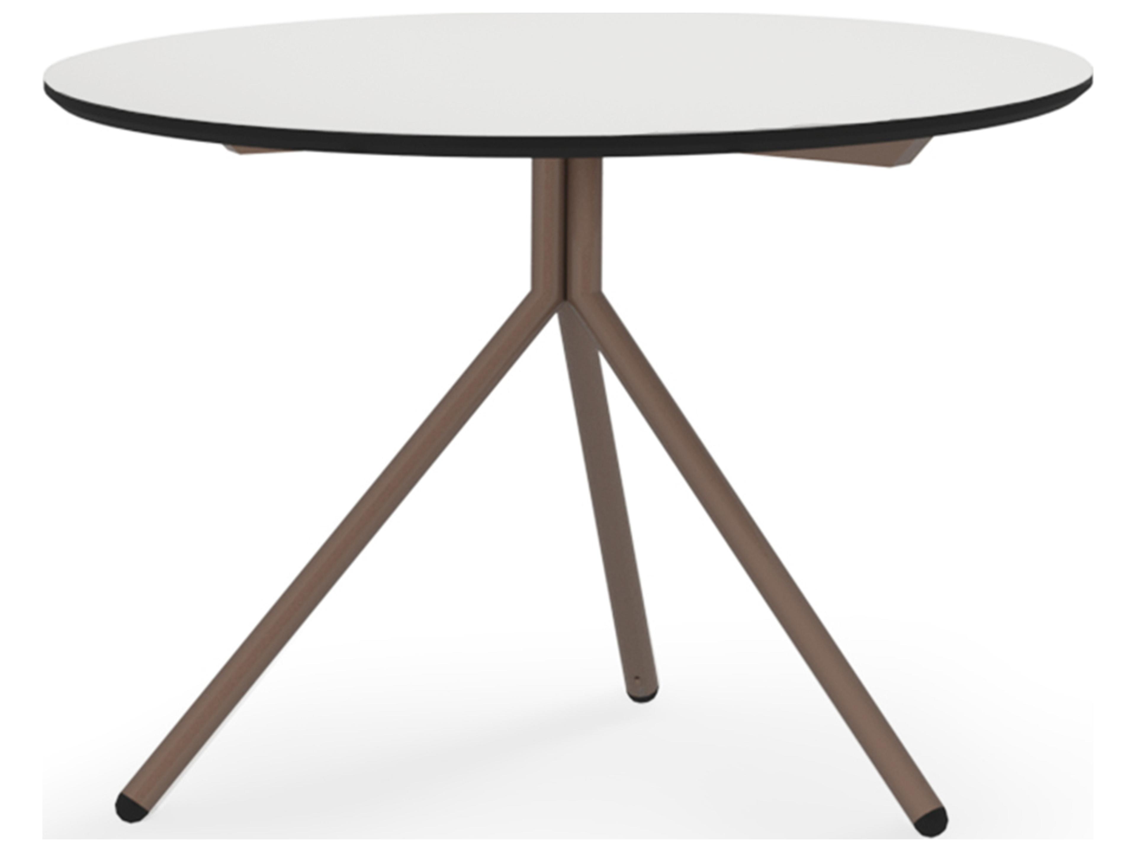 MamaGreen Bono Aluminum Round Patio End Table