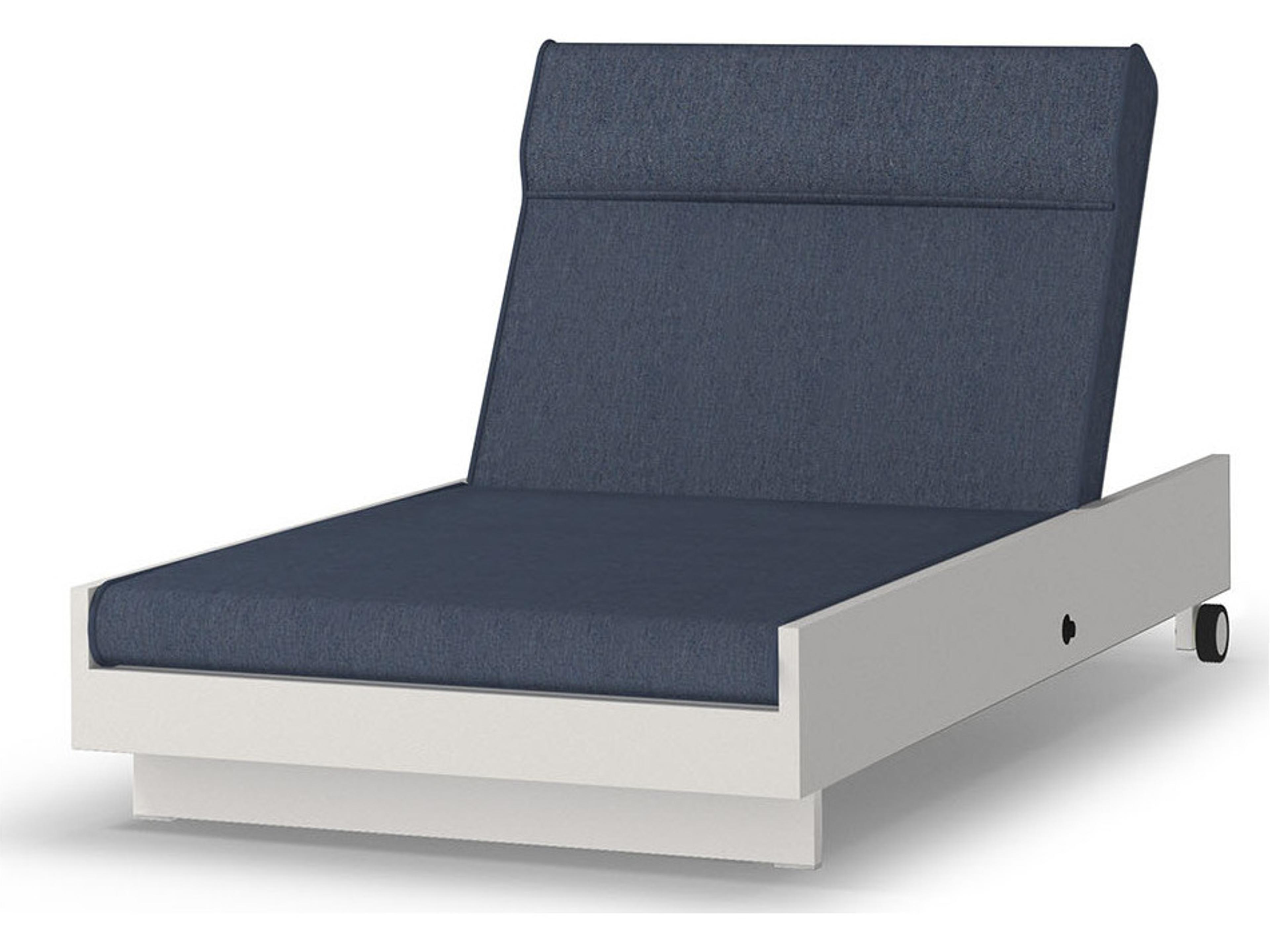 MamaGreen Boulevard Aluminum Sunbed Patio Chaise Lounge