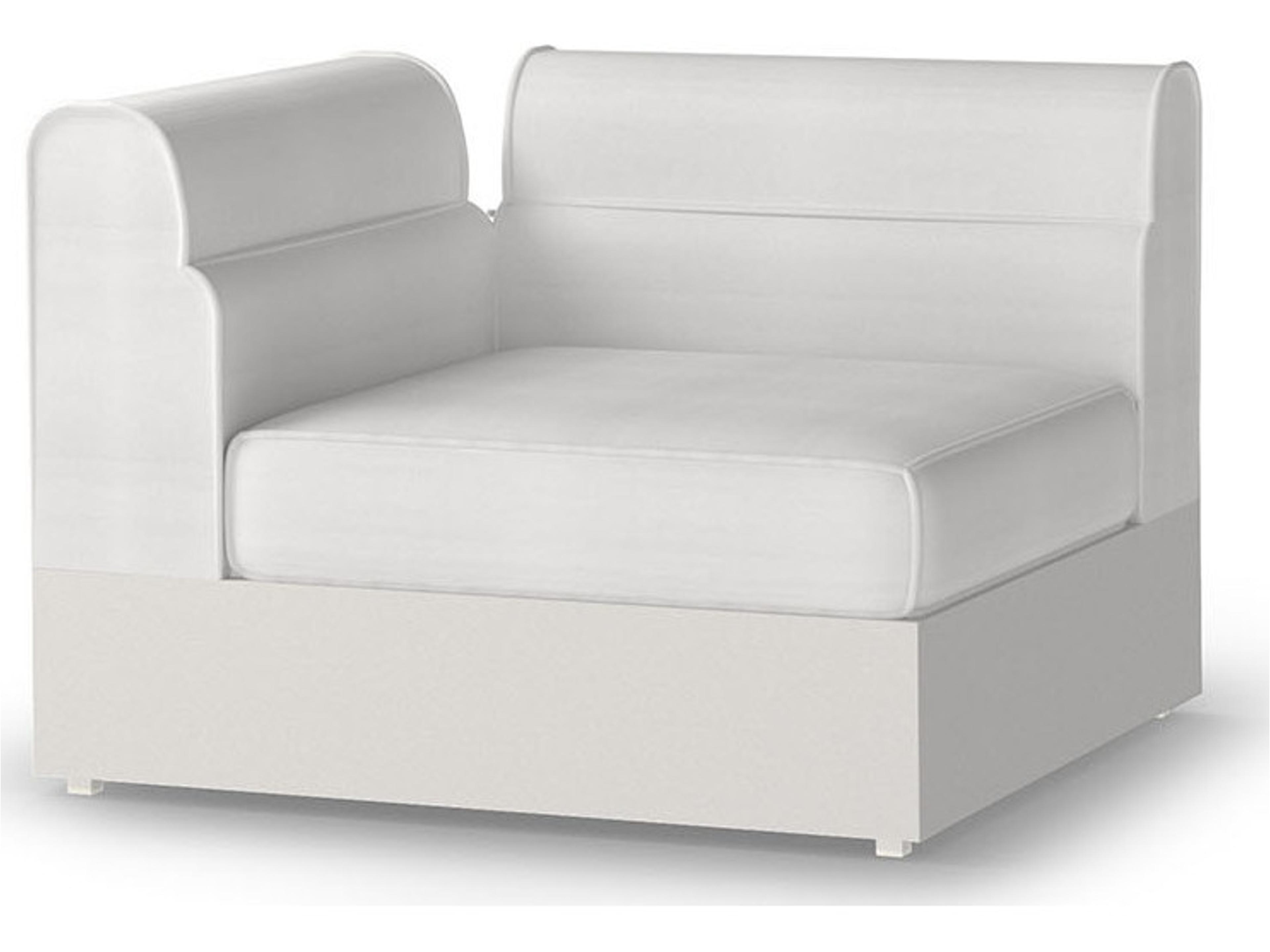 MamaGreen Boulevard Aluminum Corner Outdoor Patio Lounge Chair