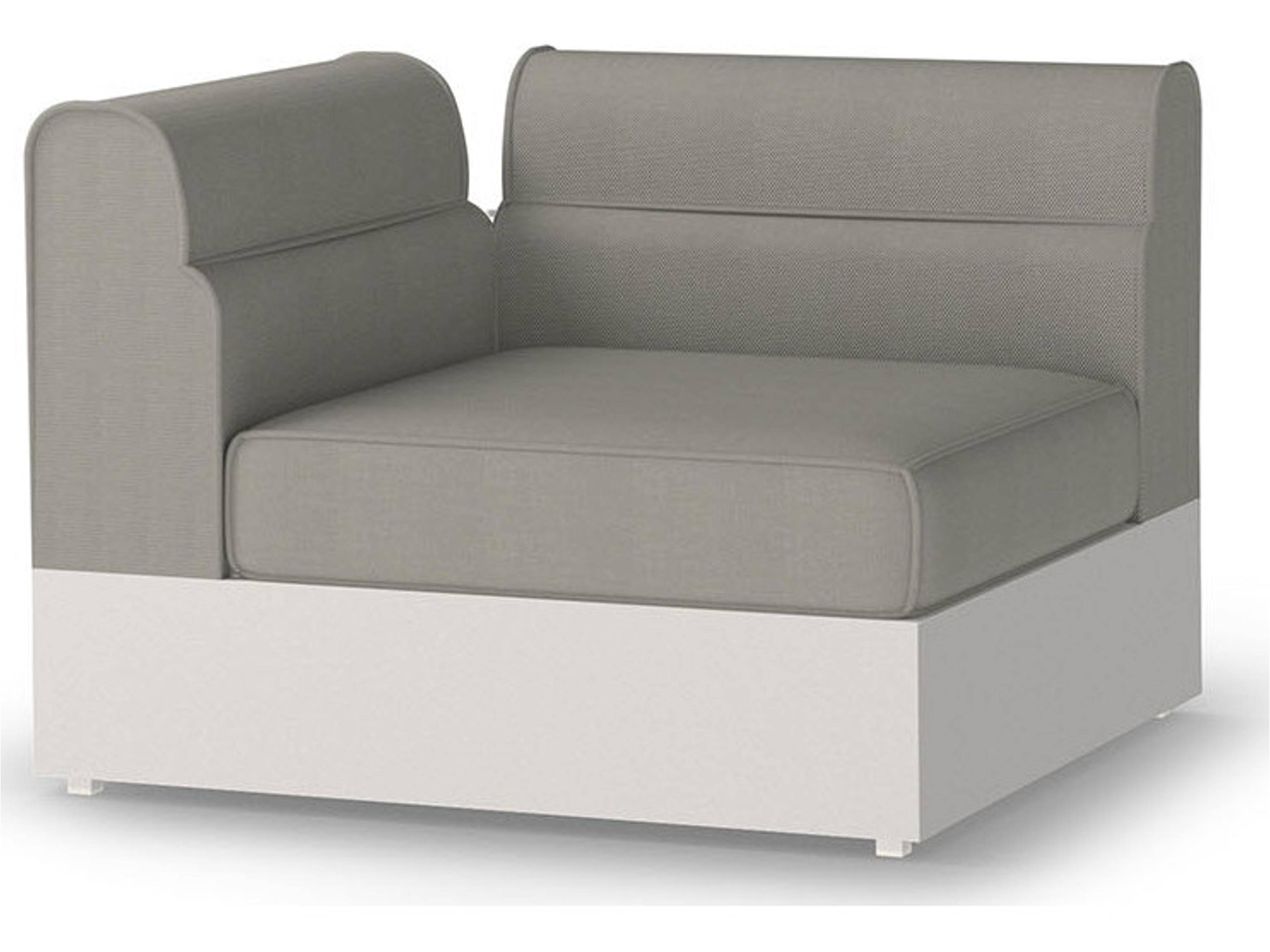 MamaGreen Boulevard Aluminum Corner Outdoor Patio Lounge Chair