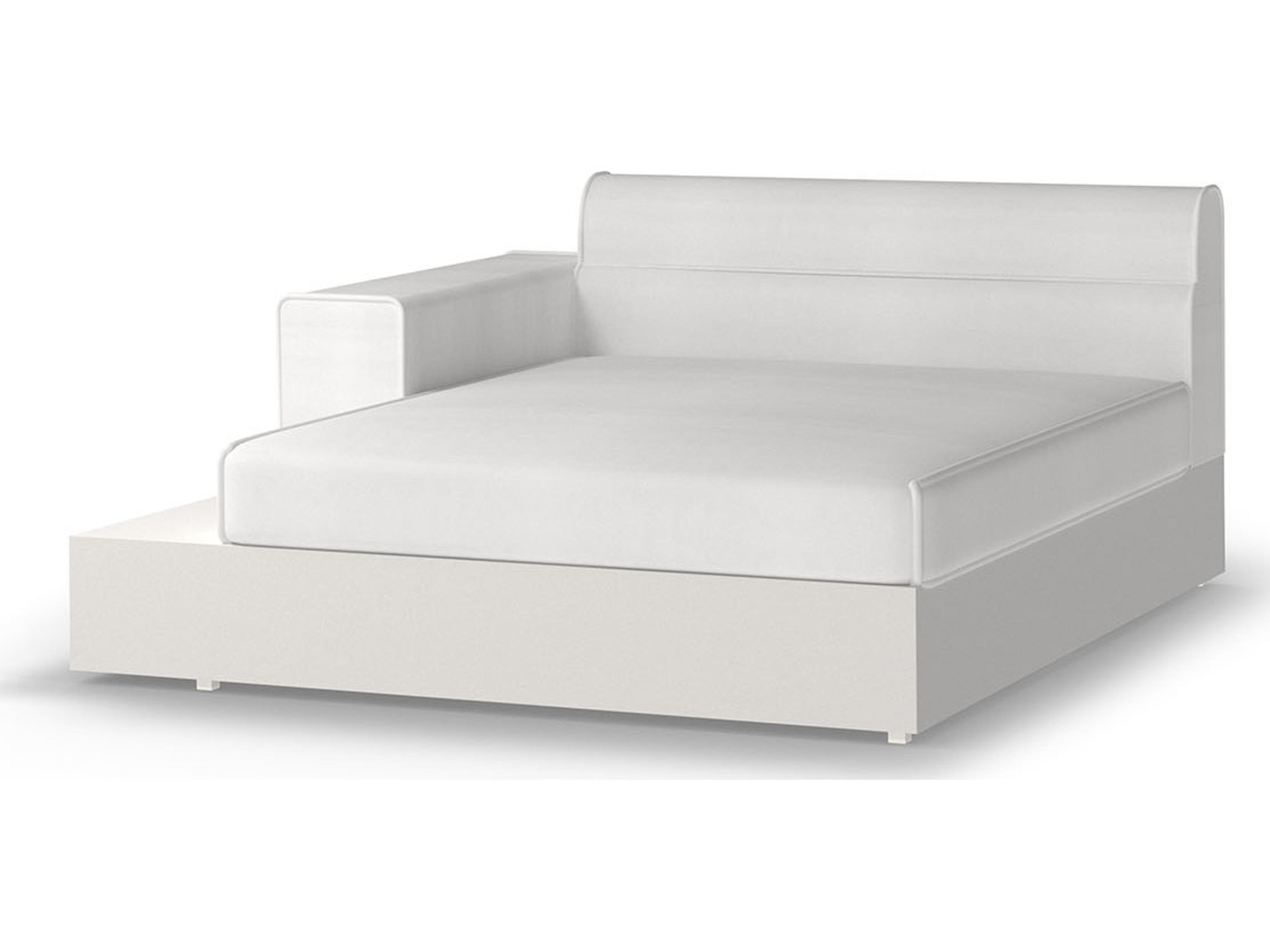 MamaGreen Boulevard Aluminum Right Hand Patio Chaise Lounge