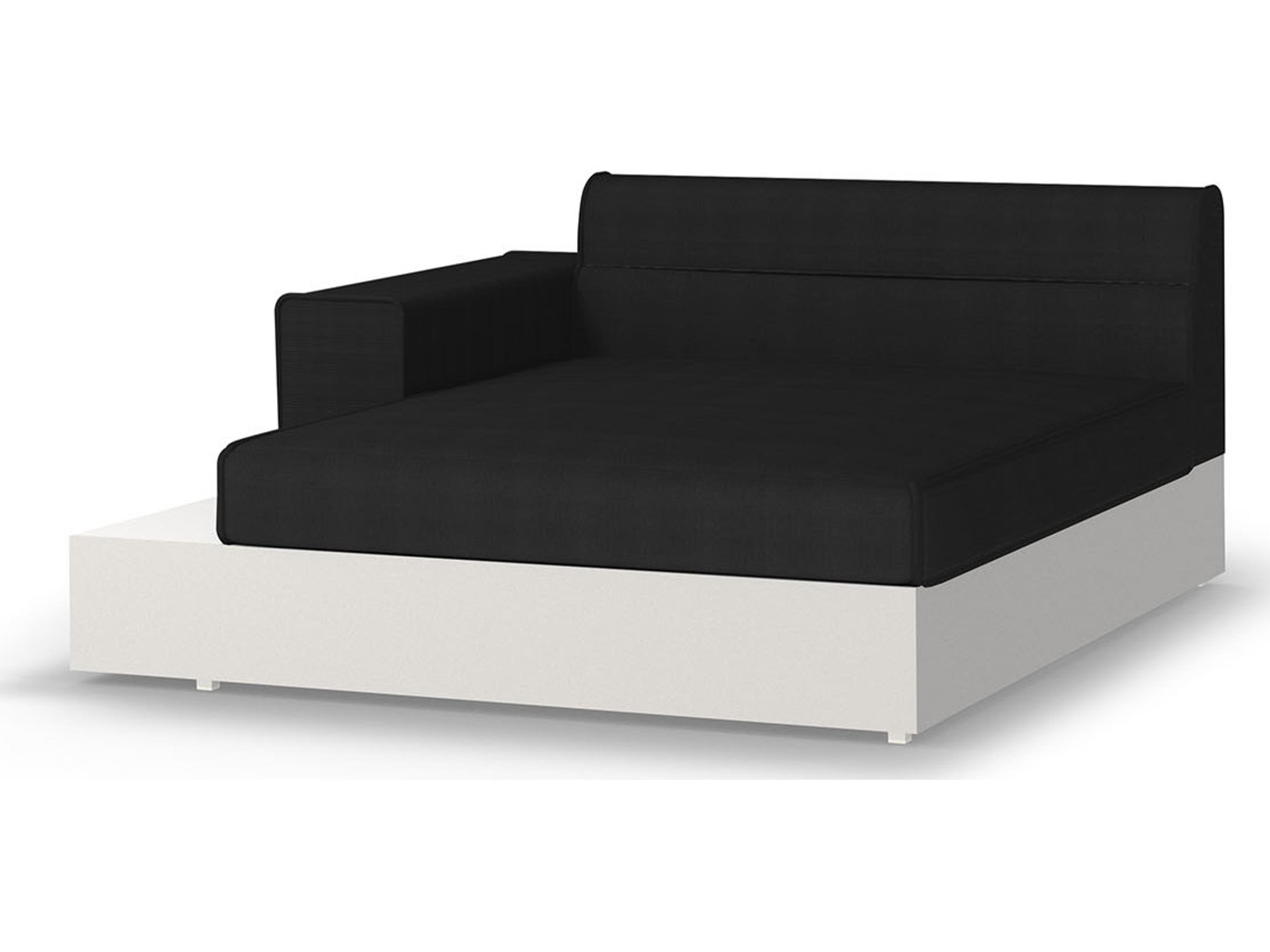 MamaGreen Boulevard Aluminum Right Hand Patio Chaise Lounge