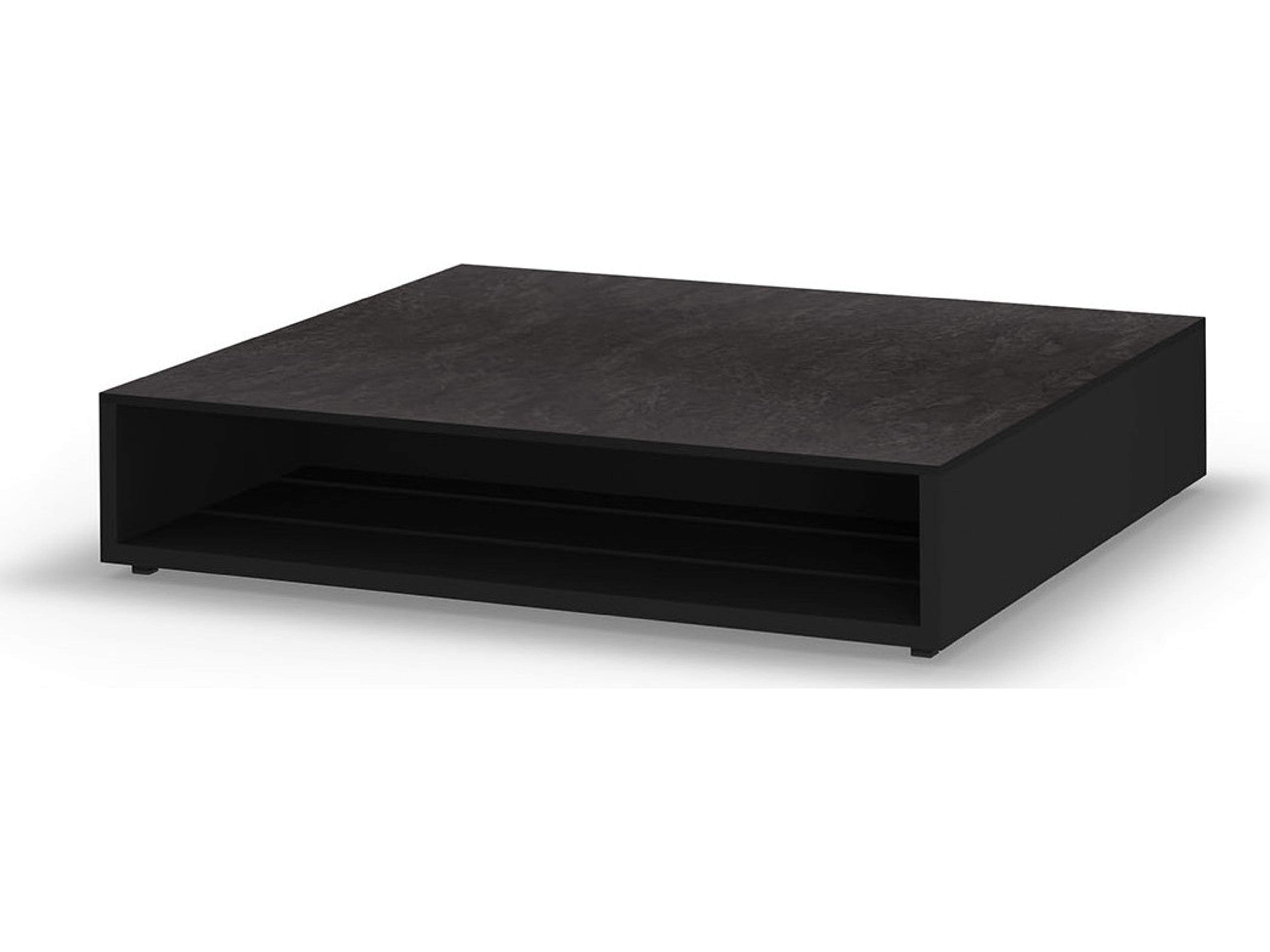 MamaGreen Boulevard Aluminum Square HPL Top Outdoor Patio Coffee Table