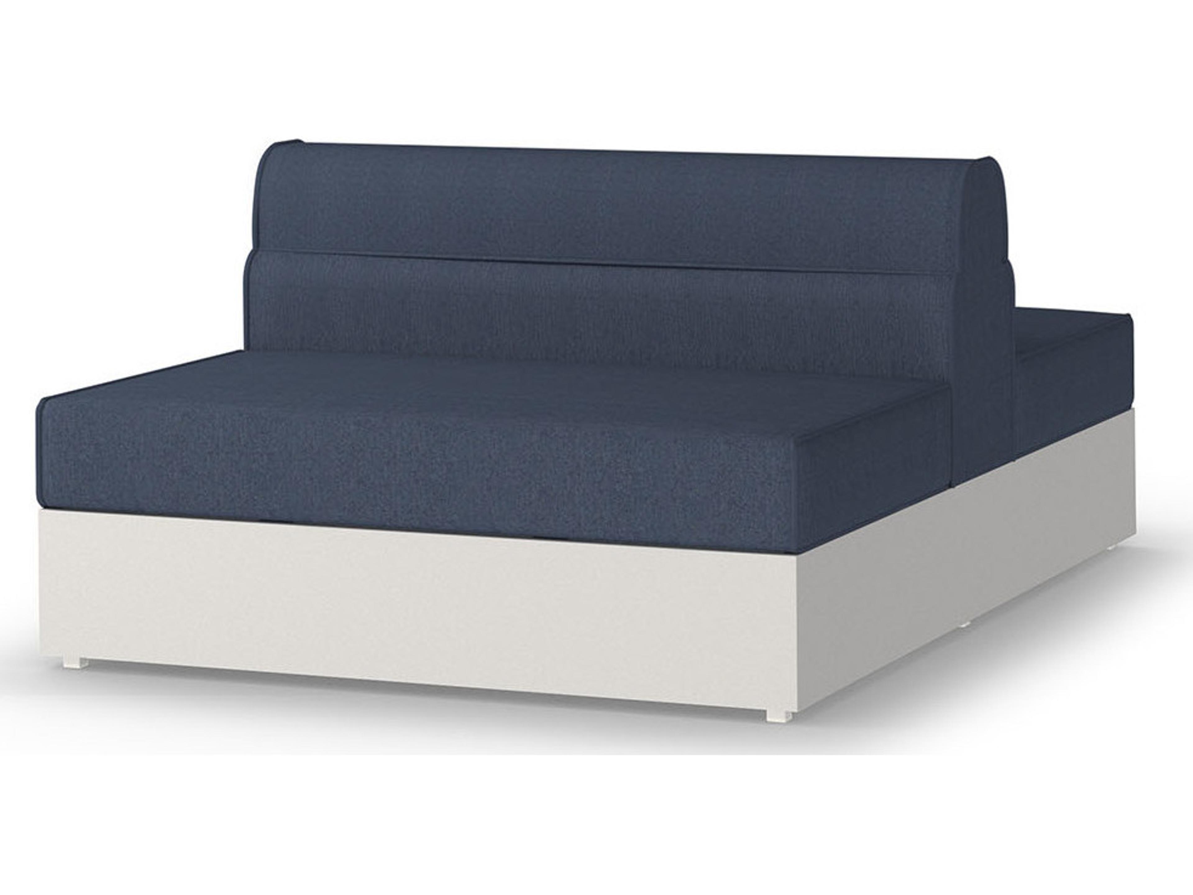 MamaGreen Boulevard Aluminum End Doubled Sided Patio Lounge Chair