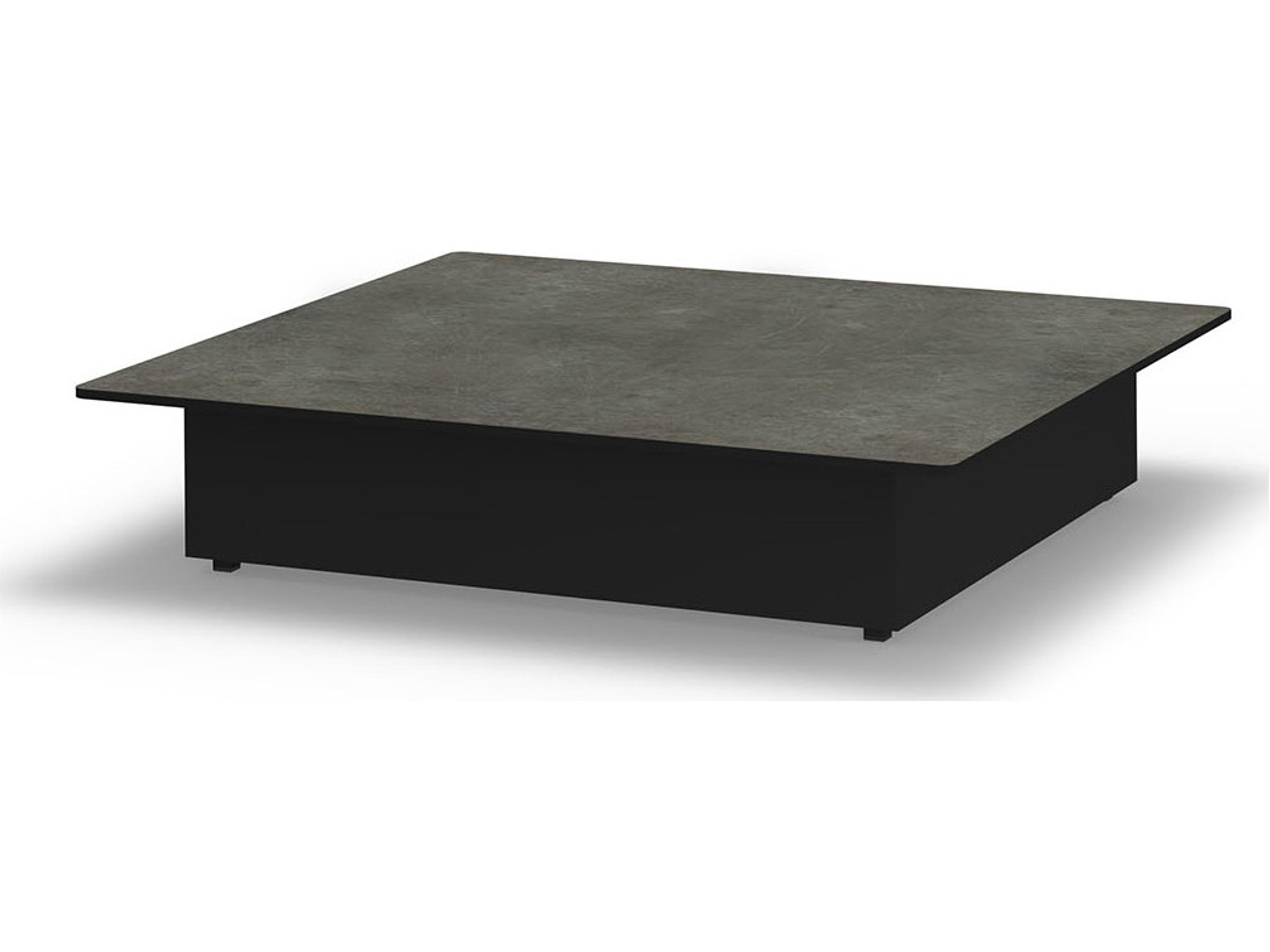 MamaGreen Boulevard Aluminum Square HPL Top Entertainment Table