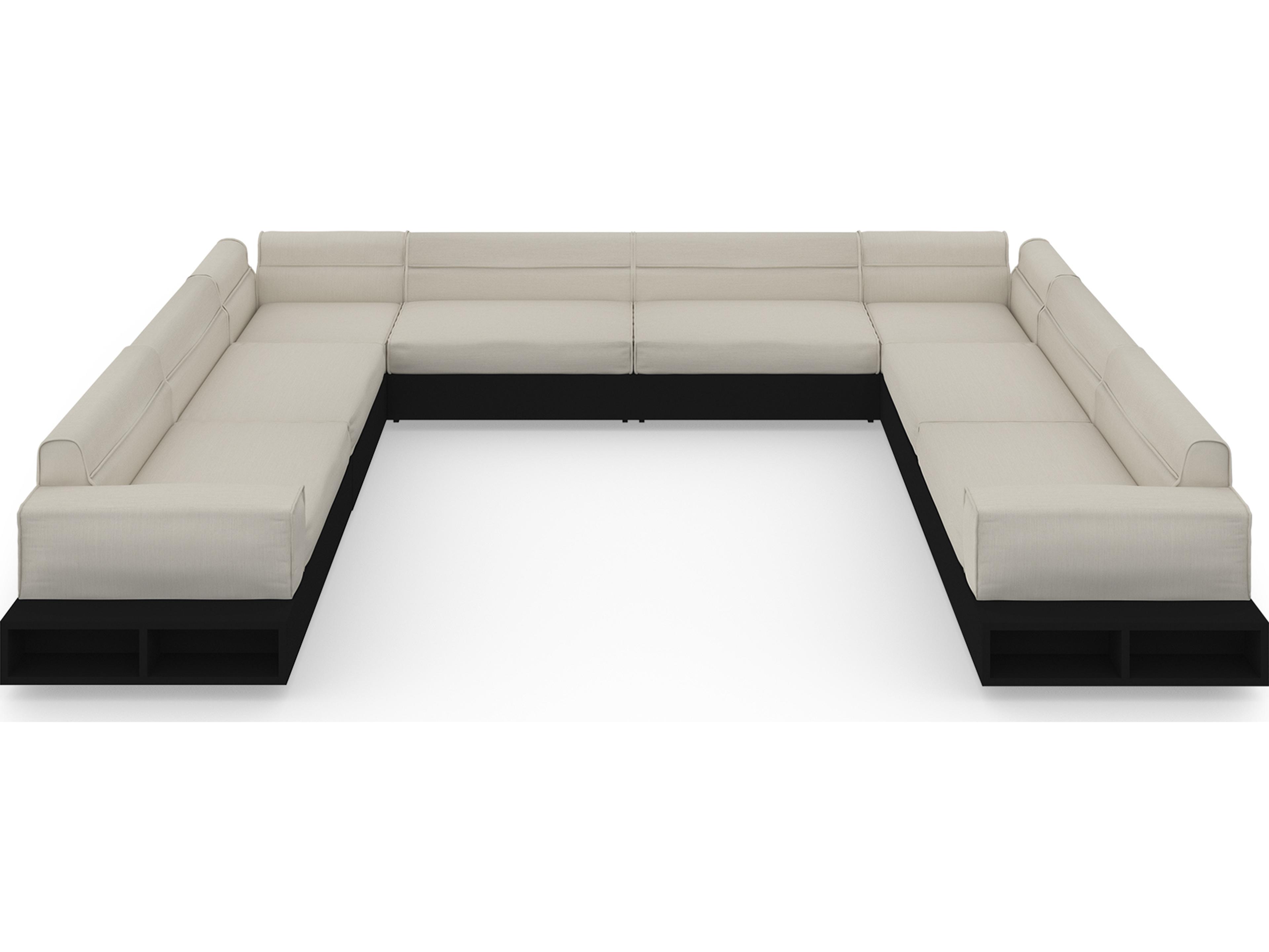 MamaGreen Boulevard Aluminum Sectional Outdoor Lounge Set