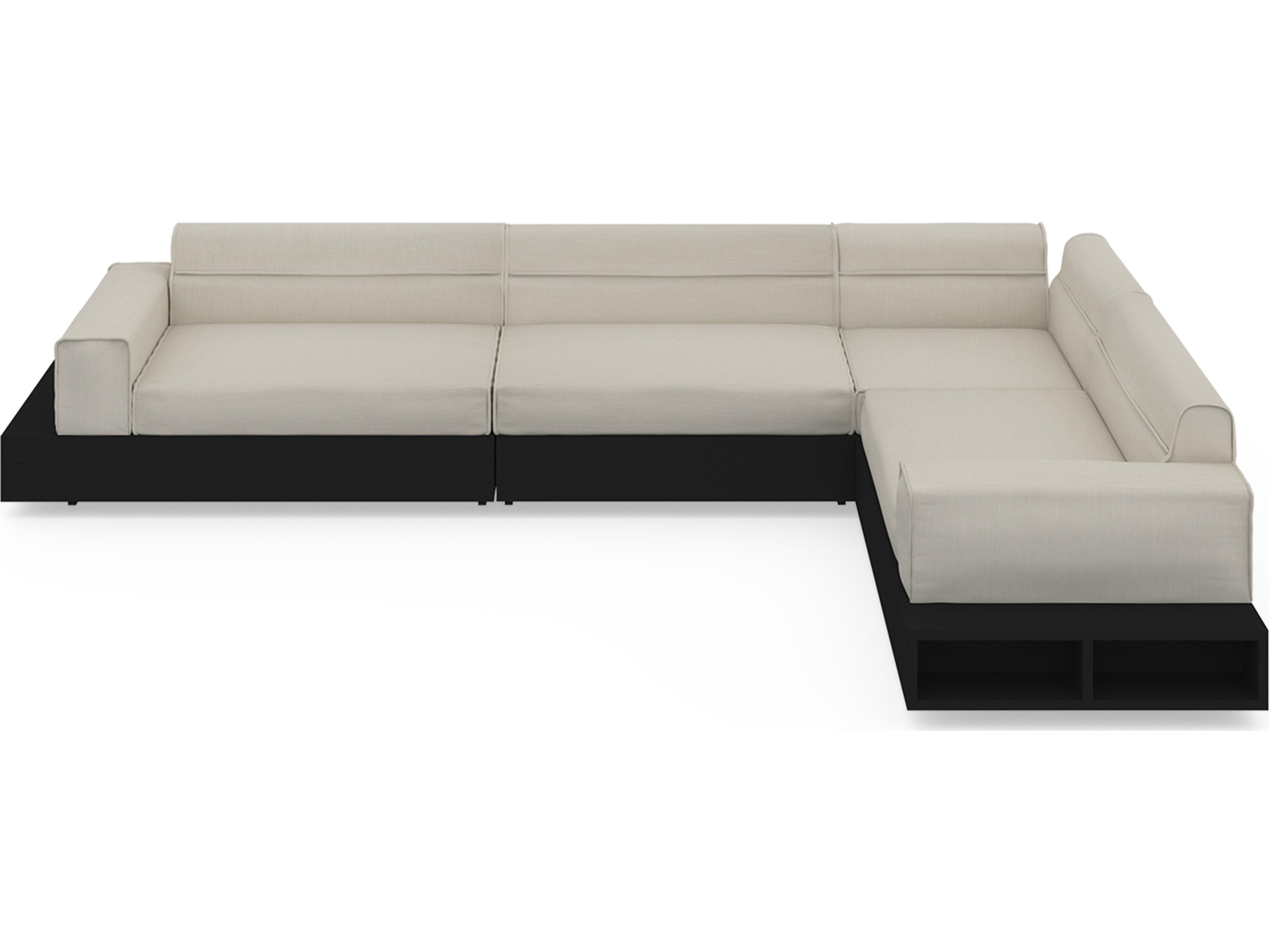 MamaGreen Boulevard Aluminum Sectional Outdoor Patio Lounge Set