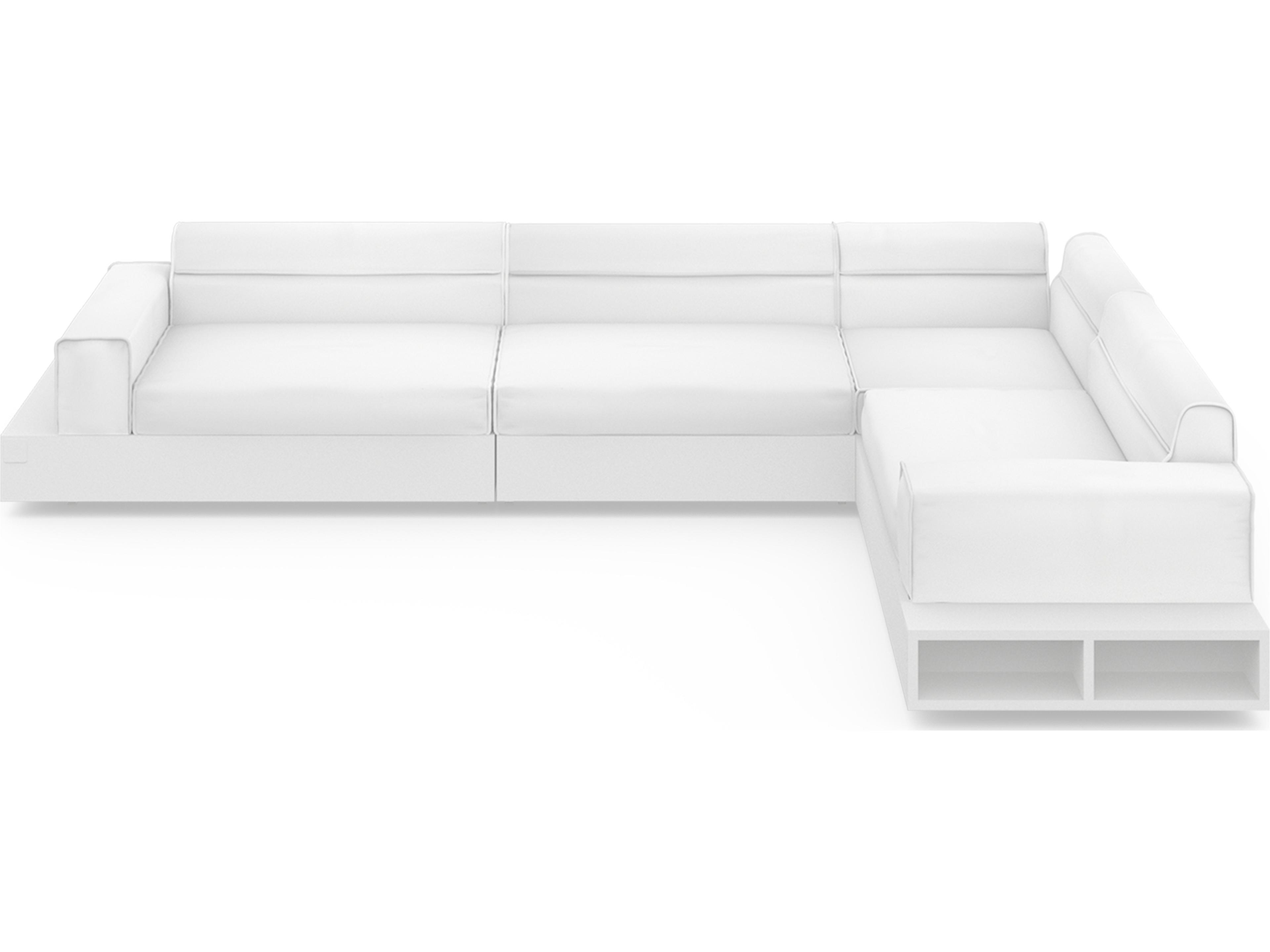 MamaGreen Boulevard Aluminum Sectional Outdoor Patio Lounge Set