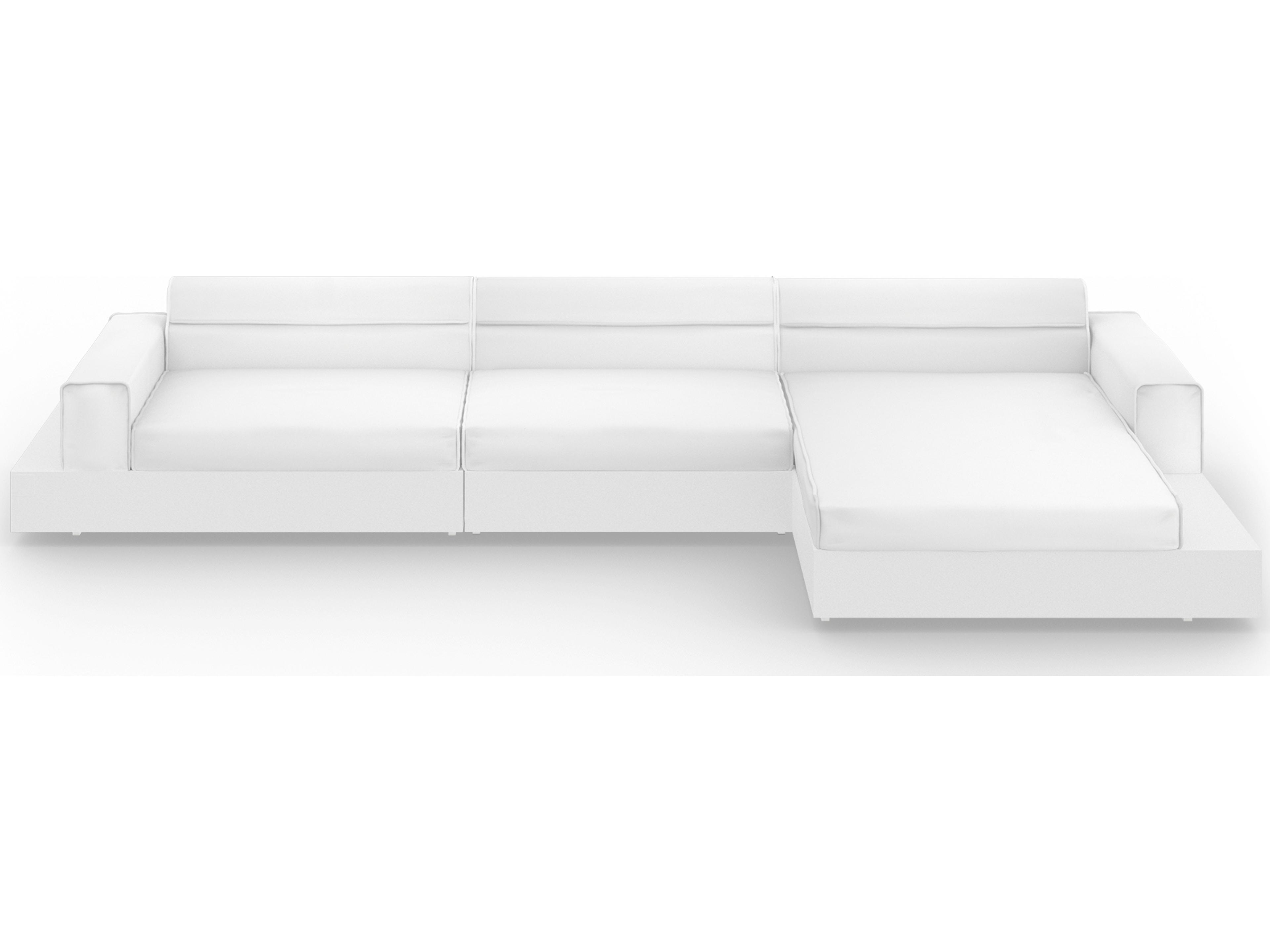 MamaGreen Boulevard Aluminum Sectional Outdoor Lounge Set
