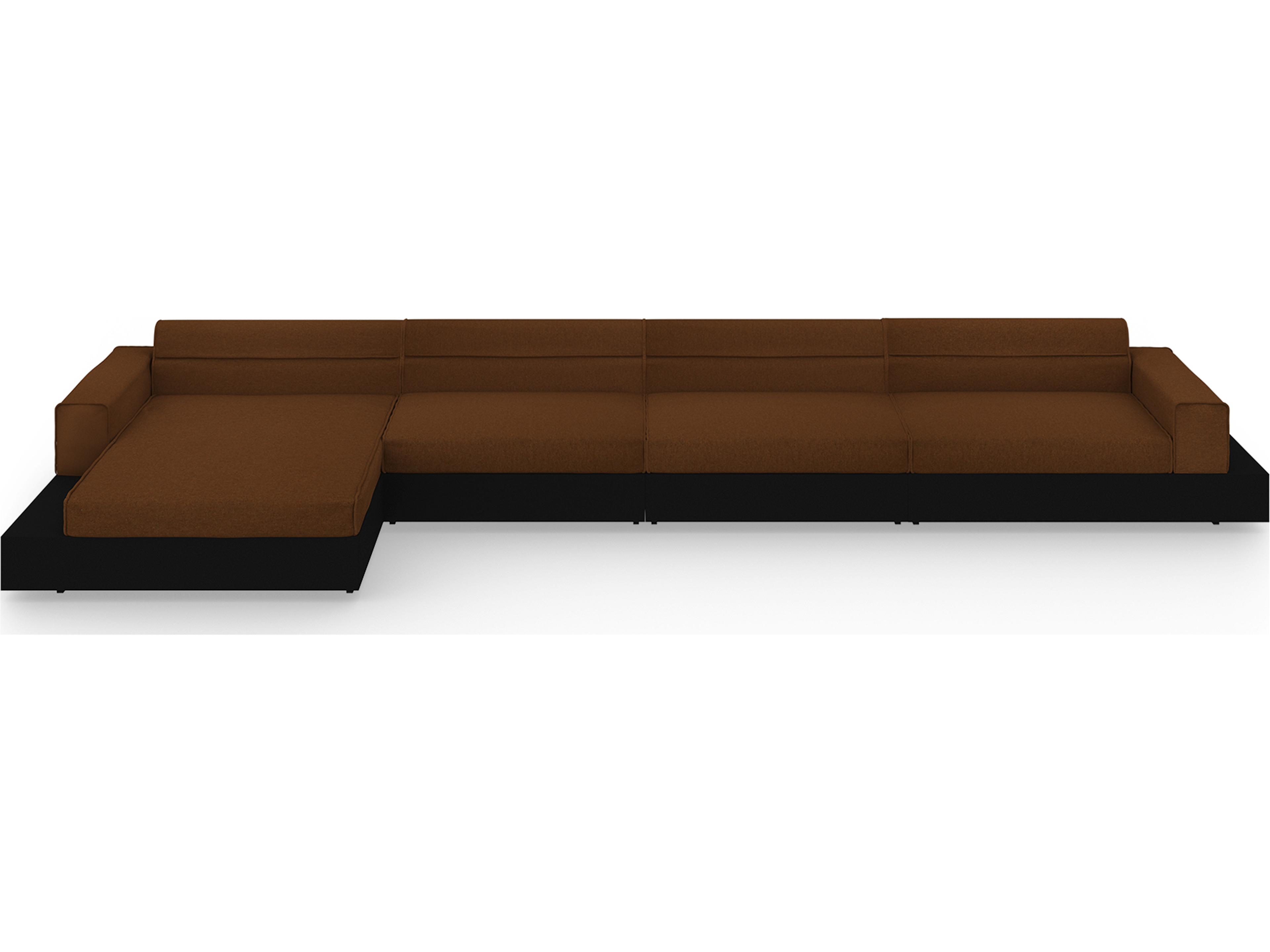 MamaGreen Boulevard Aluminum Sectional Outdoor Patio Lounge Set