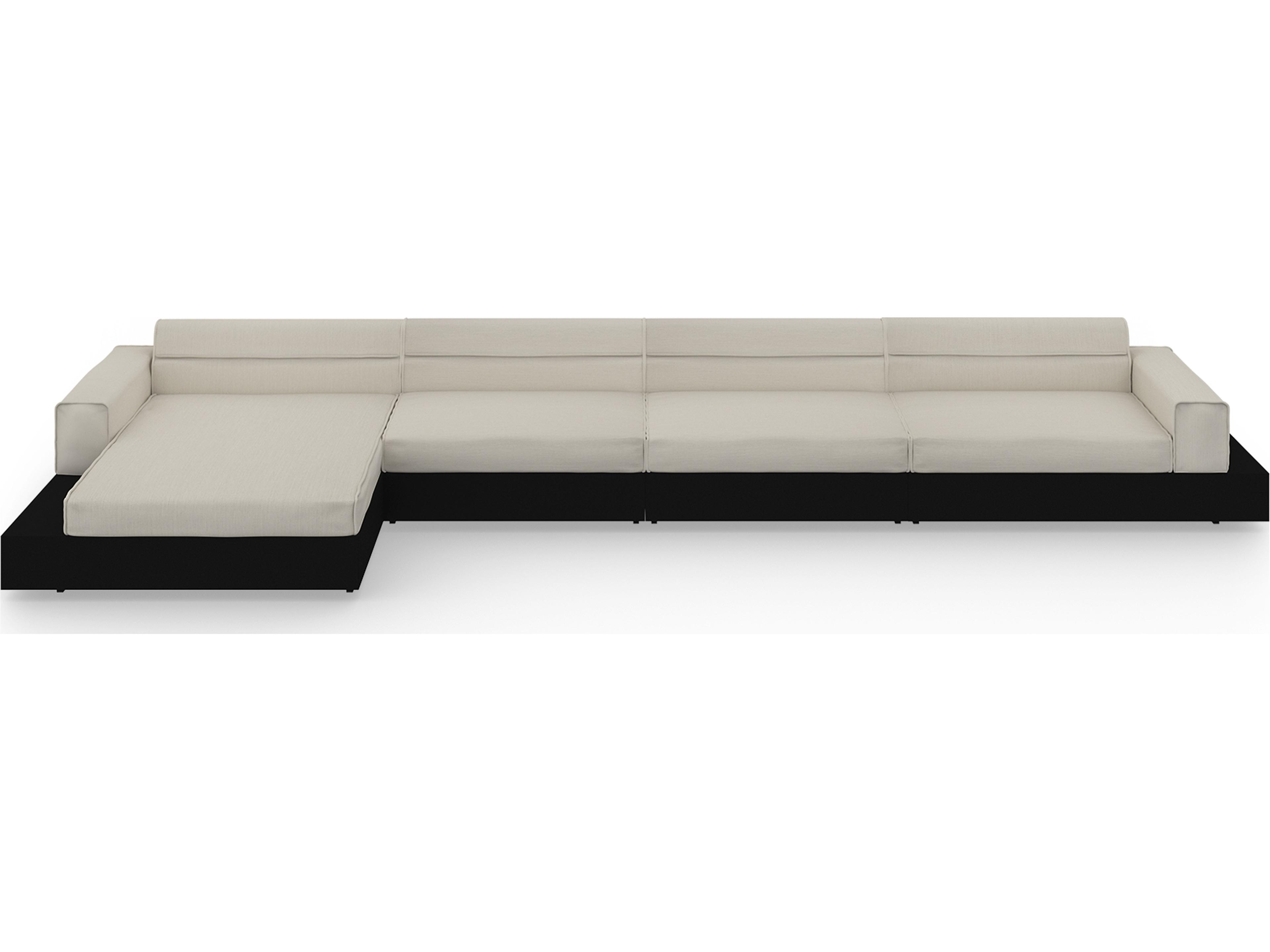 MamaGreen Boulevard Aluminum Sectional Outdoor Patio Lounge Set