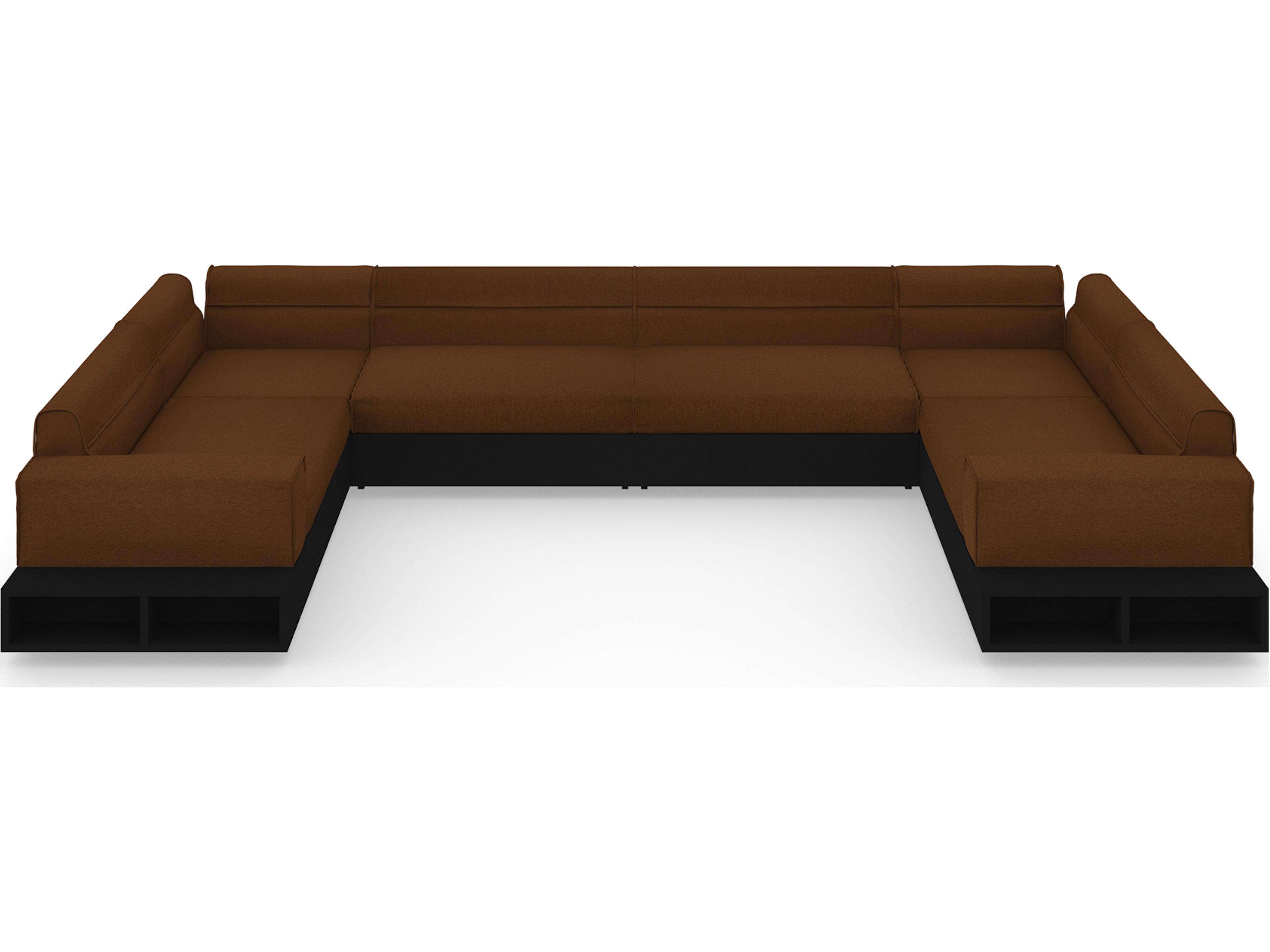 MamaGreen Boulevard Aluminum Sectional Outdoor Patio Lounge Set