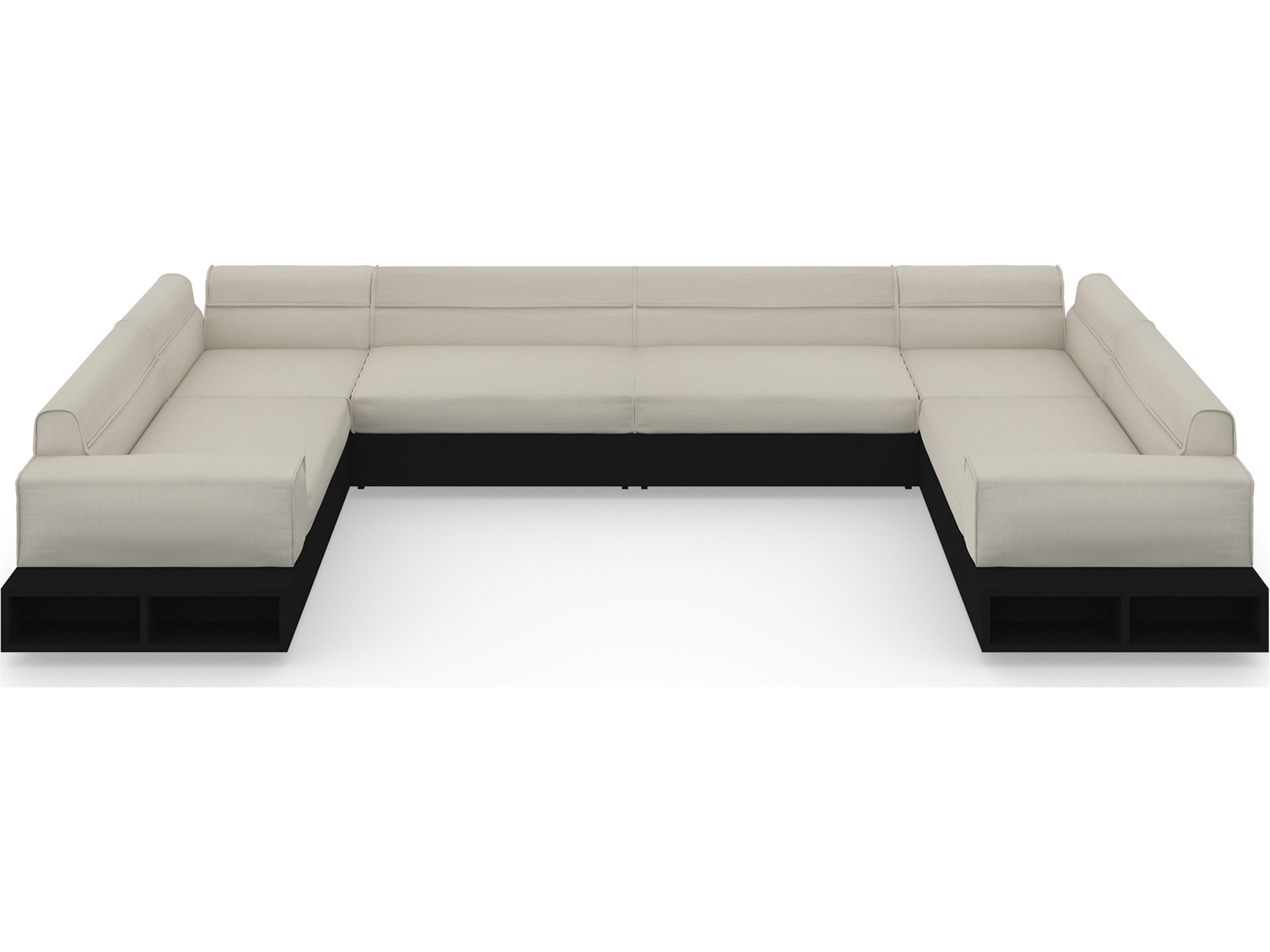 MamaGreen Boulevard Aluminum Sectional Outdoor Patio Lounge Set