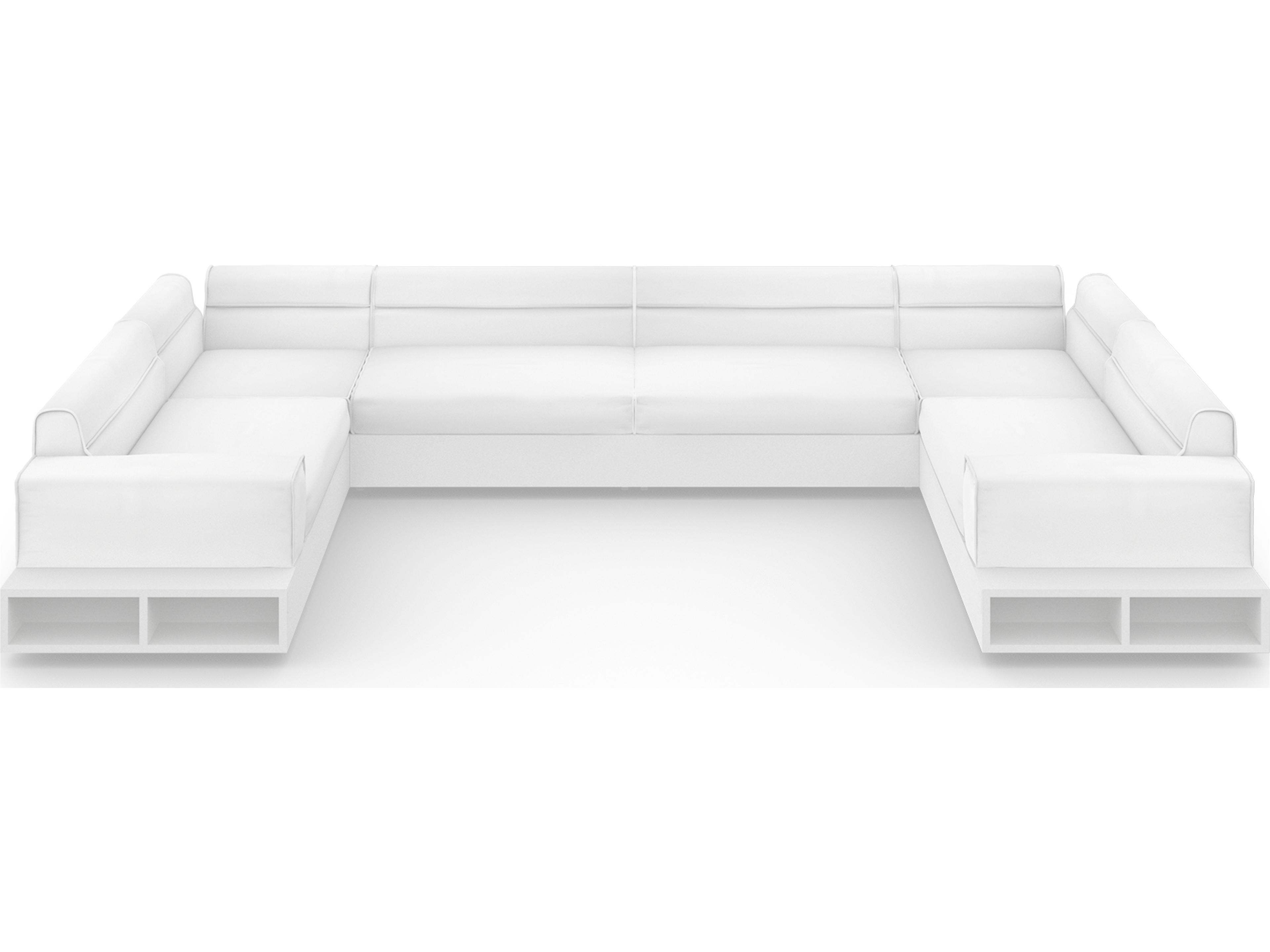 MamaGreen Boulevard Aluminum Sectional Outdoor Patio Lounge Set