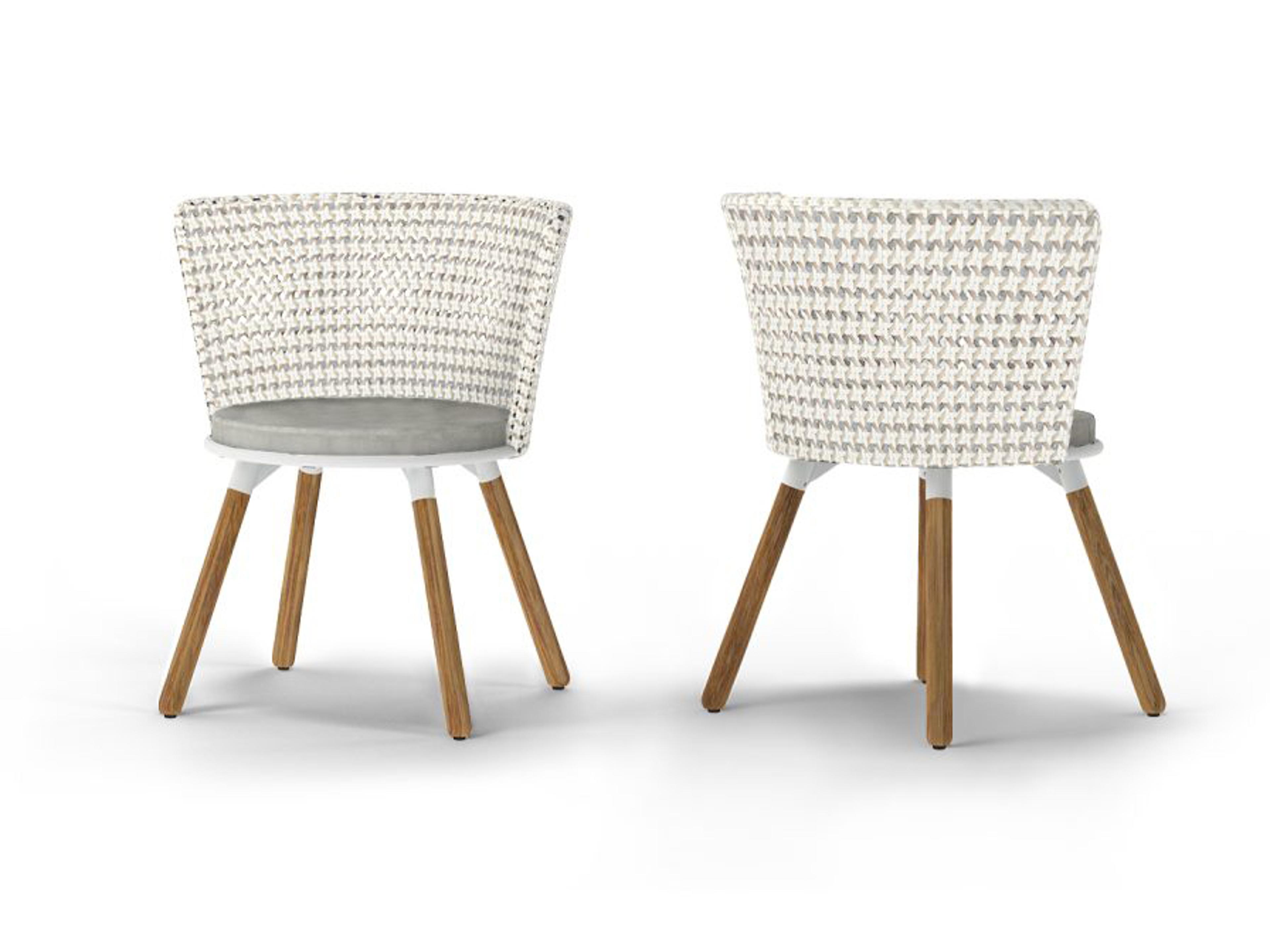 MamaGreen Daisy Mae Quick Ship Aluminum Wicker Patio Dining Chair