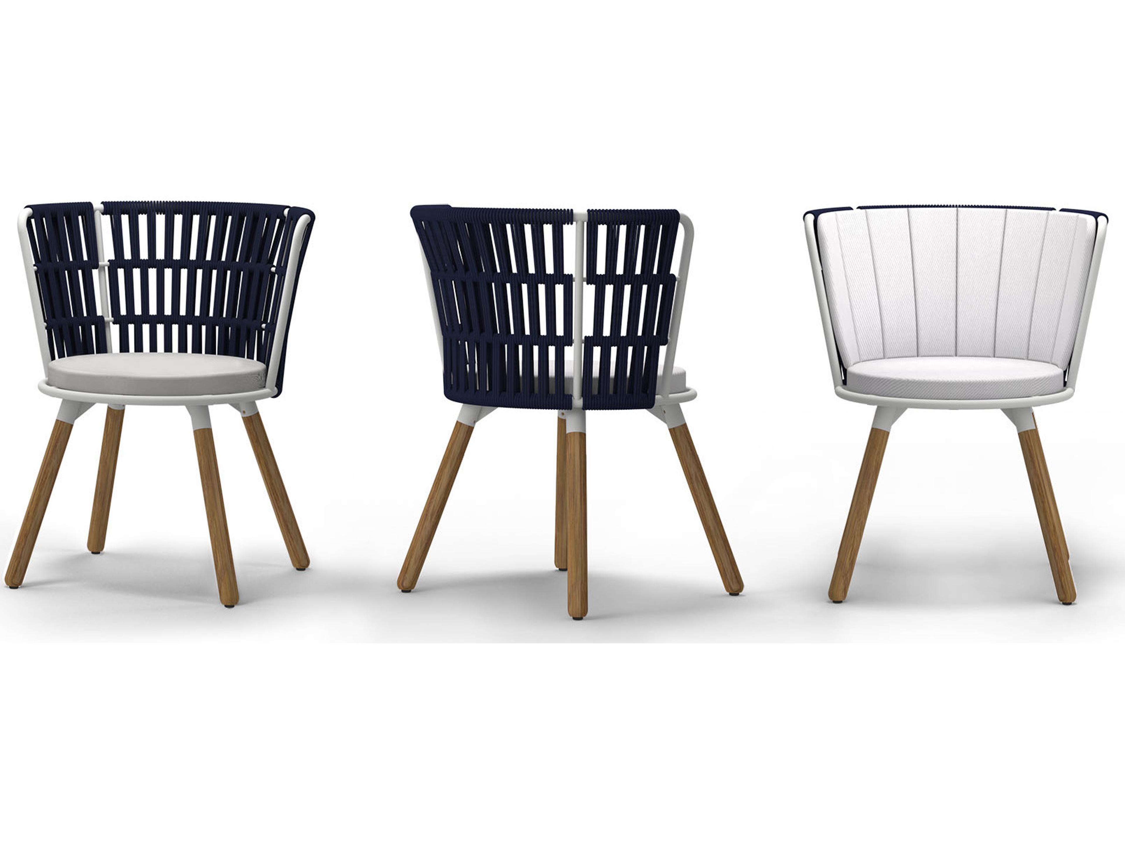 MamaGreen Daisy Rae Teak Rope Outdoor Dining Chair