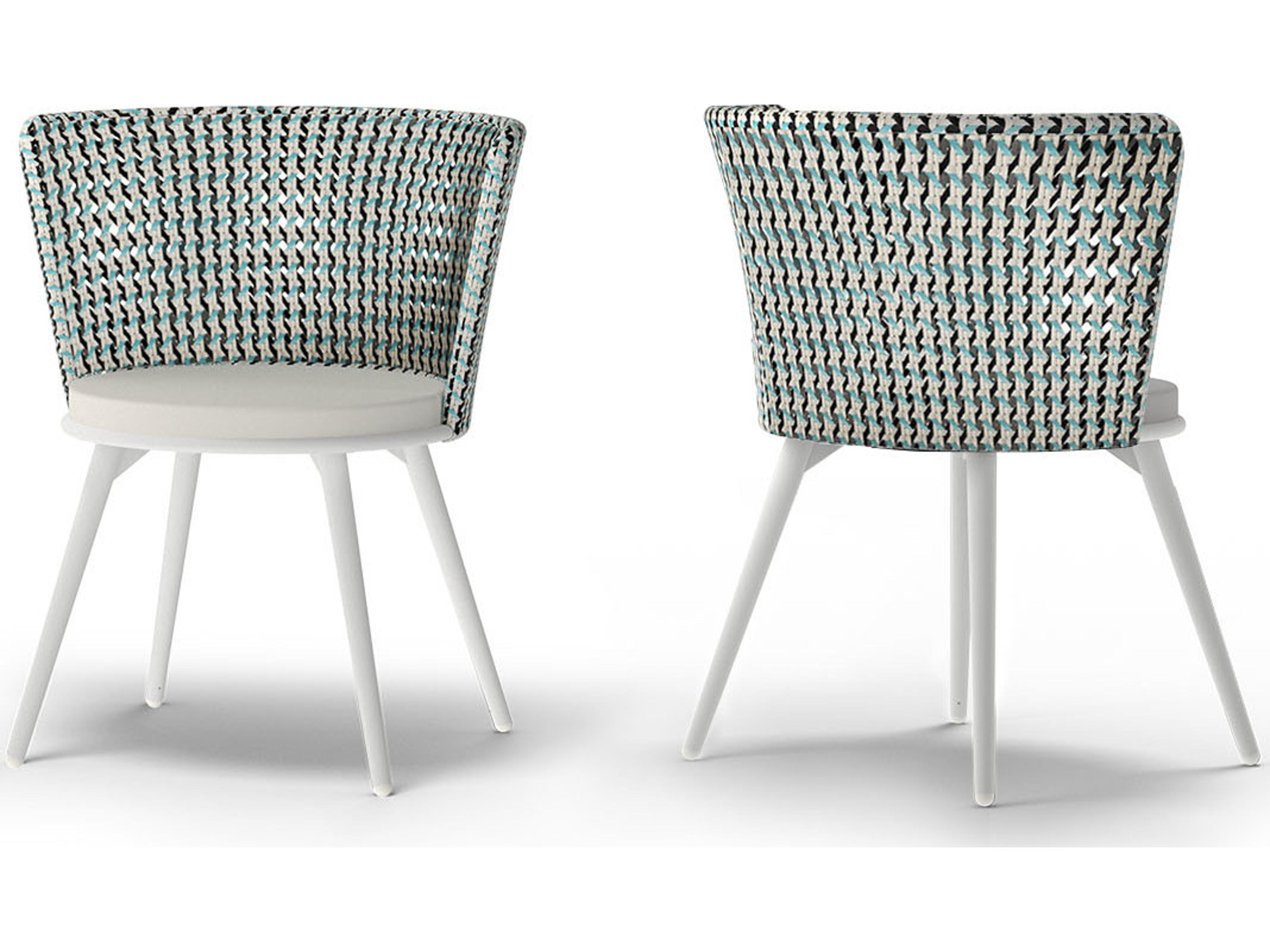 MamaGreen Daisy Mae Aluminum Wicker Outdoor Patio Dining Chair