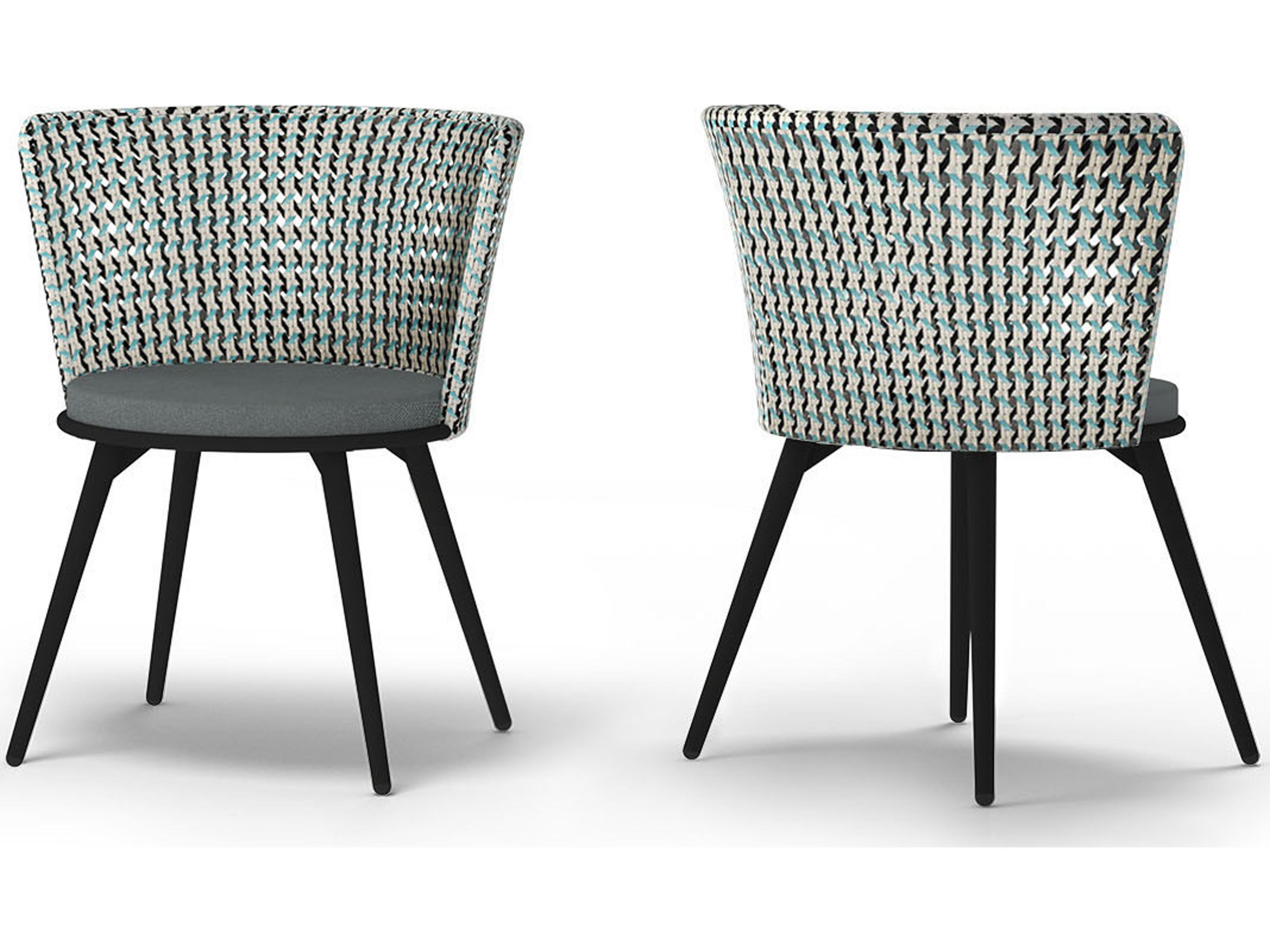 MamaGreen Daisy Mae Aluminum Wicker Outdoor Patio Dining Chair